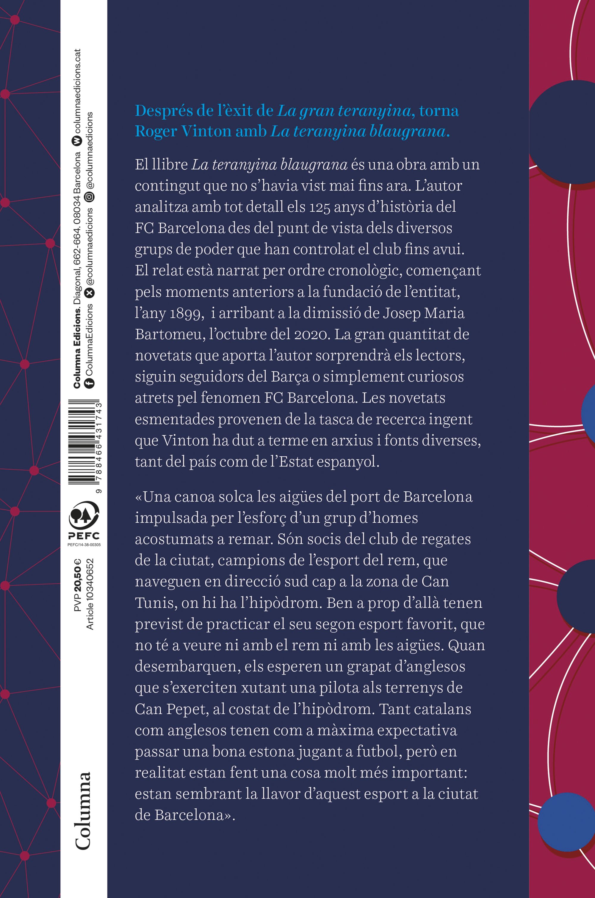 La teranyina blaugrana (Capa mole com abas) 2