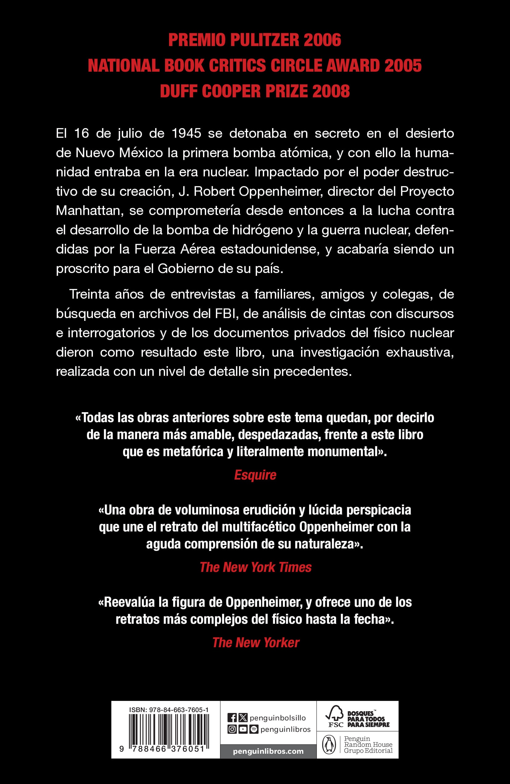 Prometeo americano: El triunfo y la tragedia de J. Robert Oppenheimer (Bolso) 2
