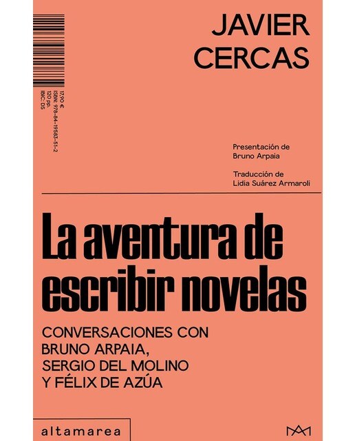 La aventura de escribir novelas: Conversaciones con Bruno Arpaia, Sergio del Molino y Félix de Azúa (Capa mole) 1