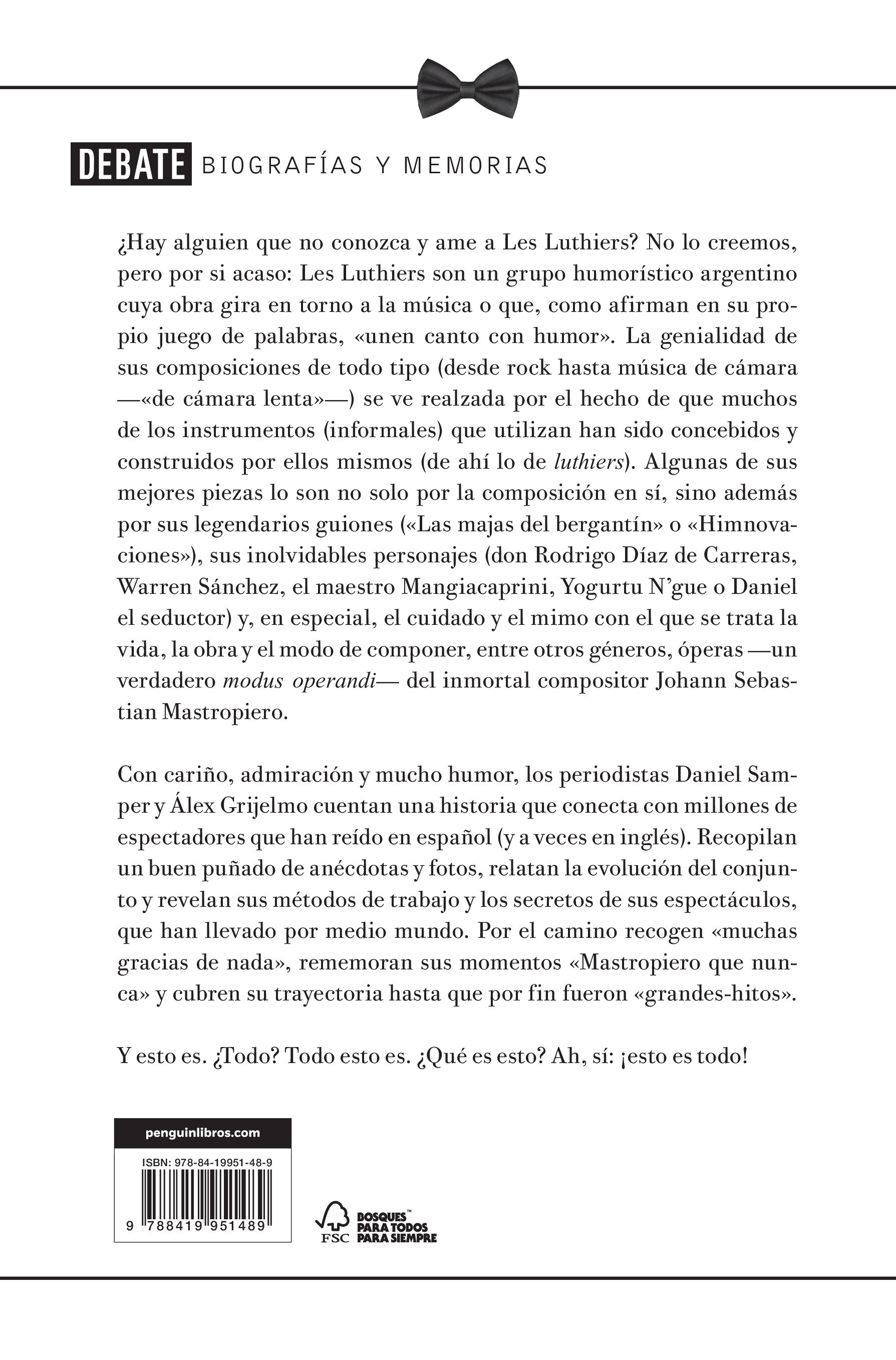 Les Luthiers: de la L a las S (Capa mole) 2