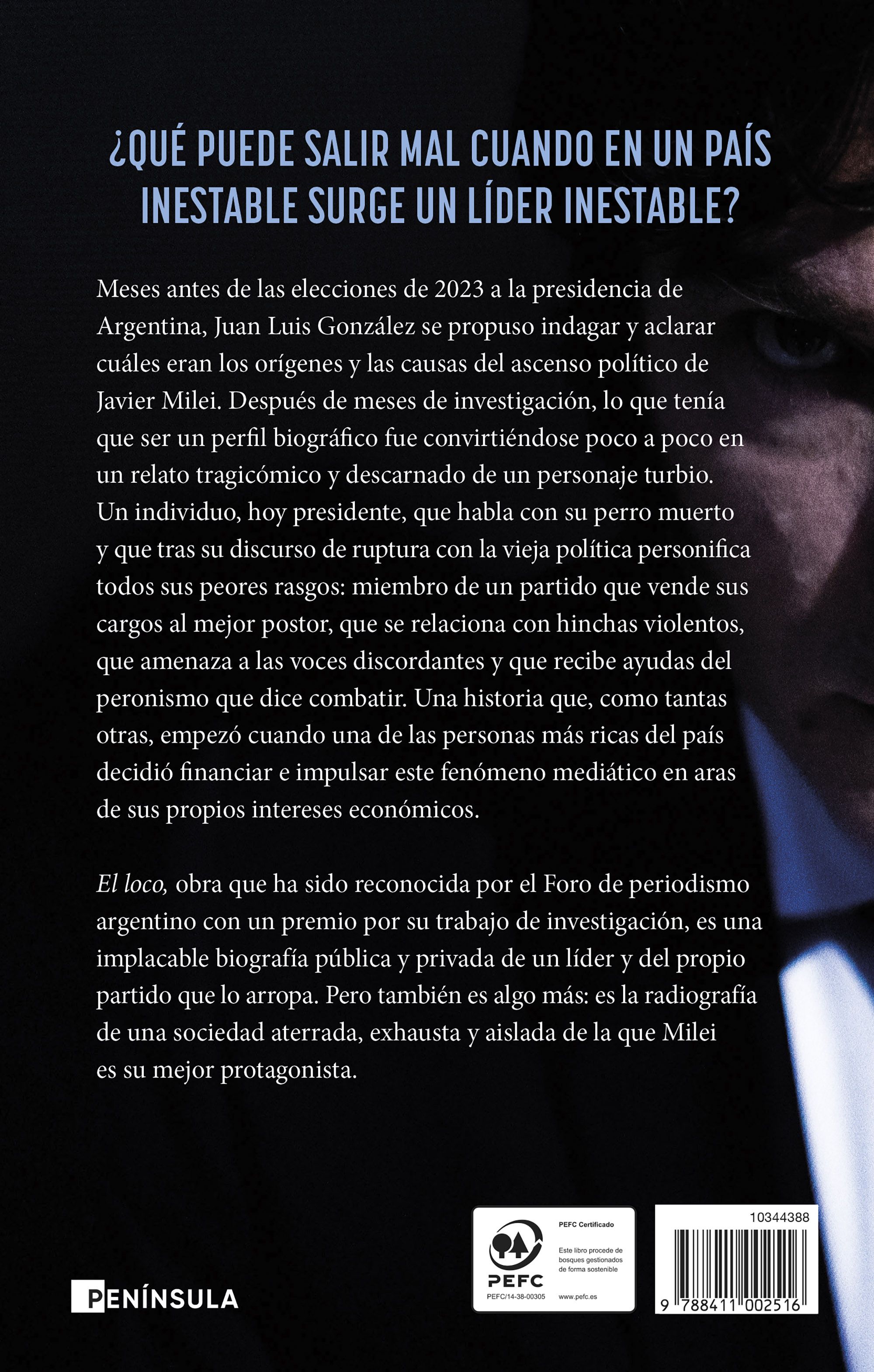 El loco: Javier Milei, el hombre que obedece a su perro (Capa mole com abas) 2