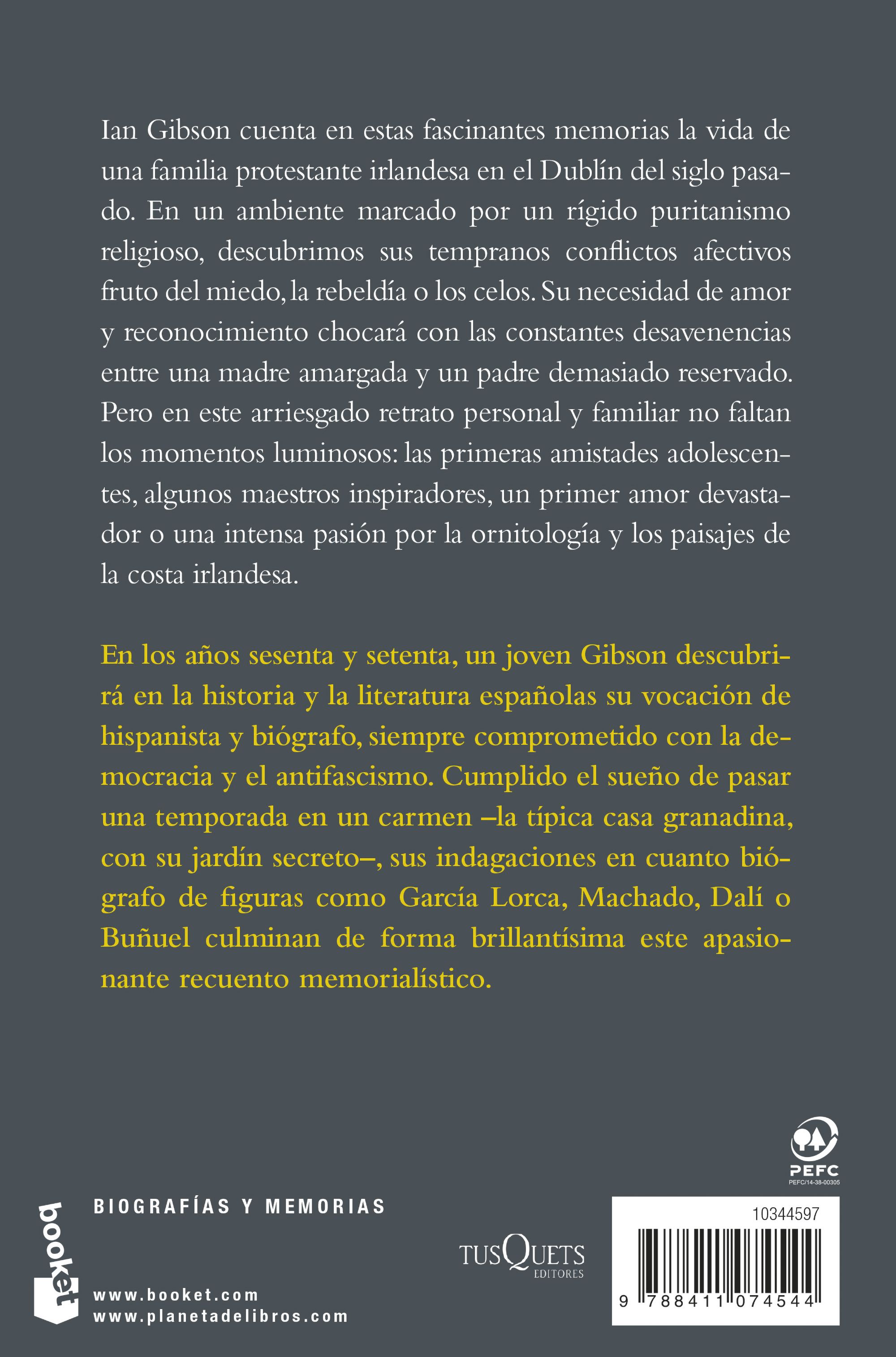 Un carmen en Granada: Memorias de un hispanista dublinés (XXXV Premio Comillas 2023) (Bolso) 2