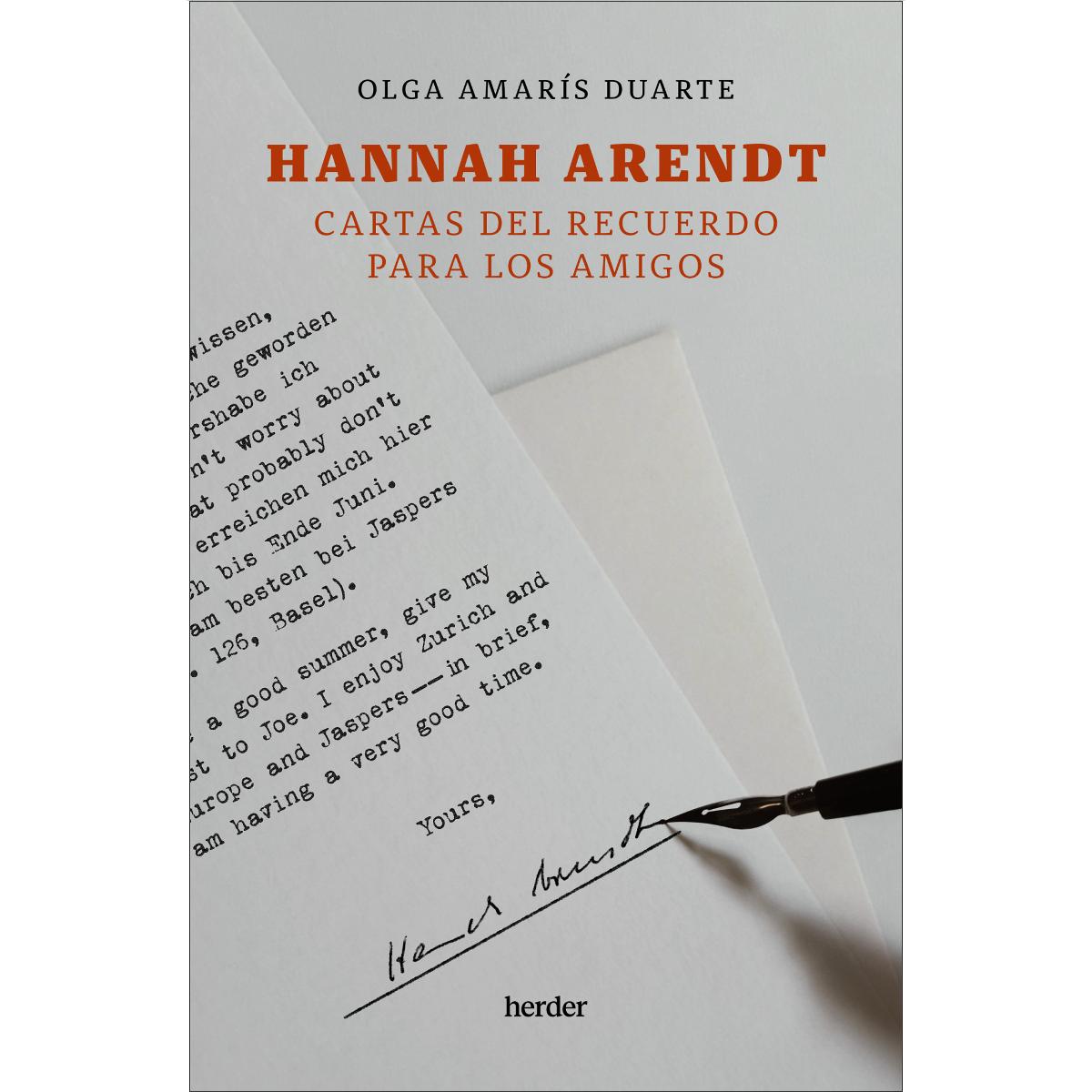 Imagem 0 de Hannah Arendt. Cartas del recuerdo para los amigos (Capa mole com abas)