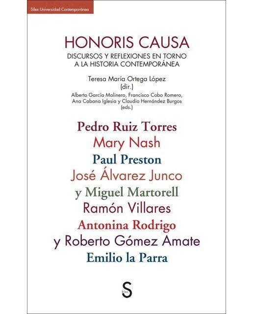 Honoris Causa: Discursos y reflexiones en torno a la Historia Contemporánea (Capa mole com abas) 1