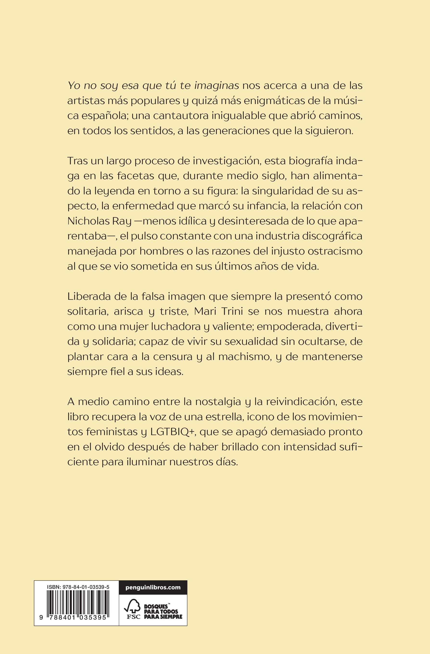Yo no soy esa que tú te imaginas: Mari Trini, una memoria sentimental (Capa mole) 2