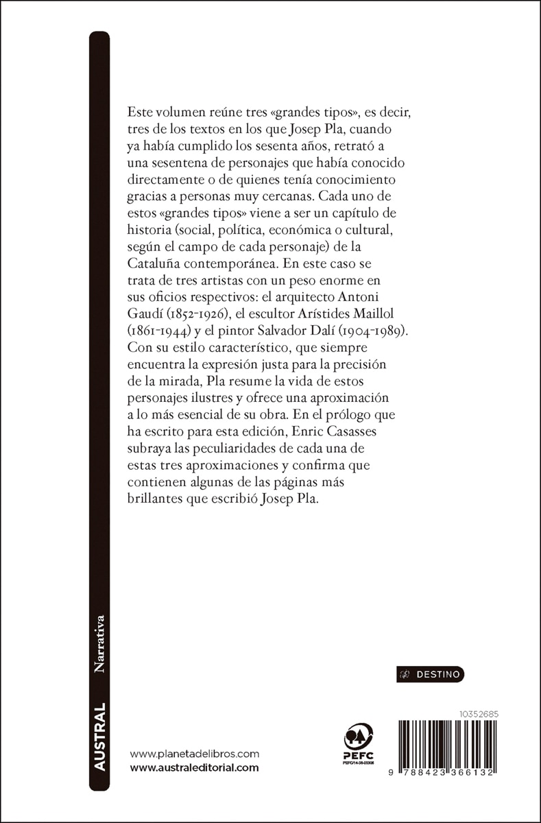 Gaudí, Maillol, Dalí (Bolso) (Capa mole) 2