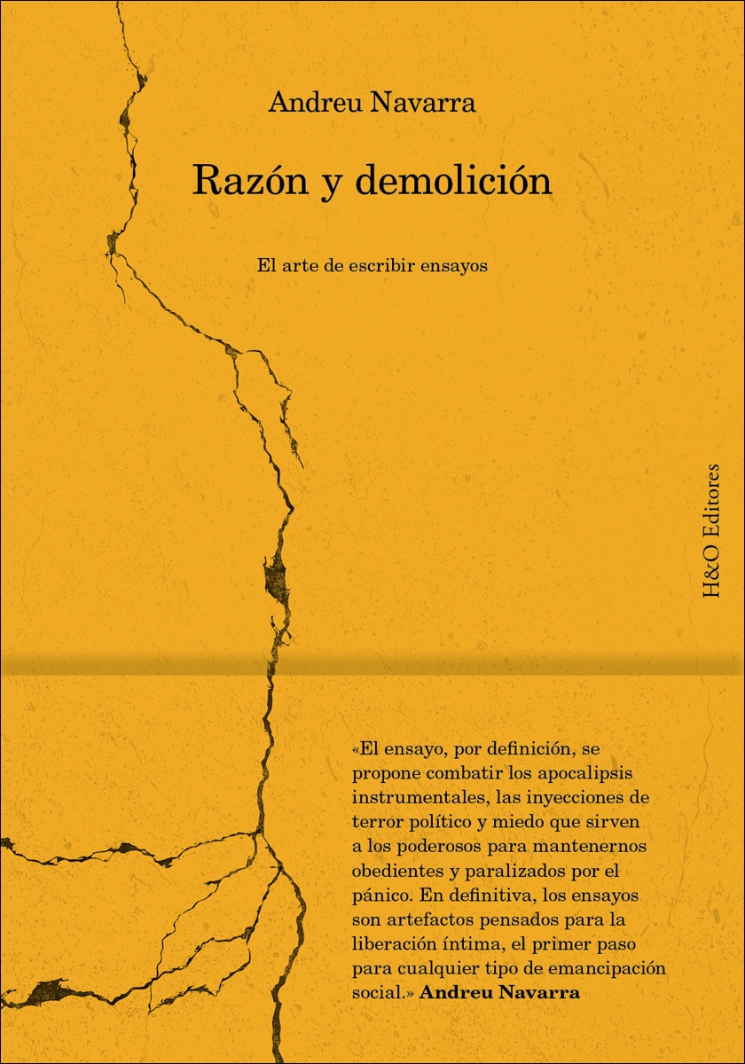 Razón y demolición: El arte de escribir ensayos (Capa mole com abas) 1