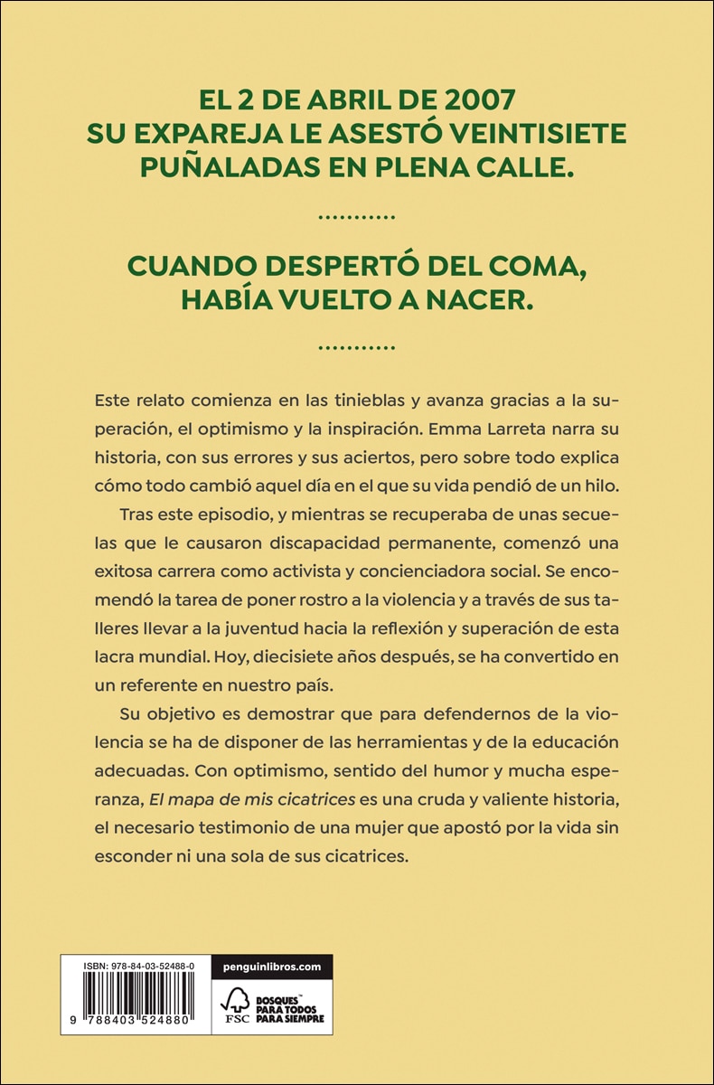 El mapa de mis cicatrices: Un poderoso testimonio de la lucha por la vida ante la violencia machista (Capa mole) 2