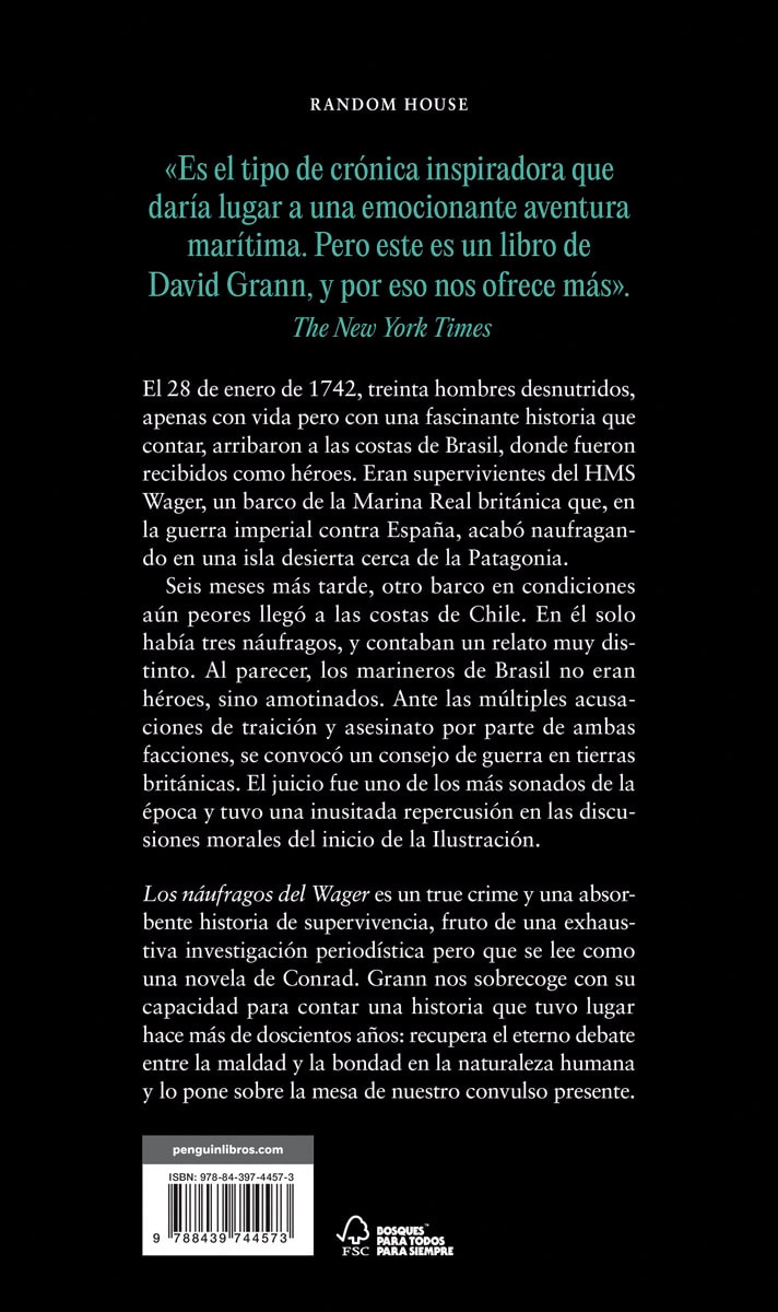 Los náufragos del Wager: Historia de un naufragio, un motín y un asesinato (Capa mole) 2