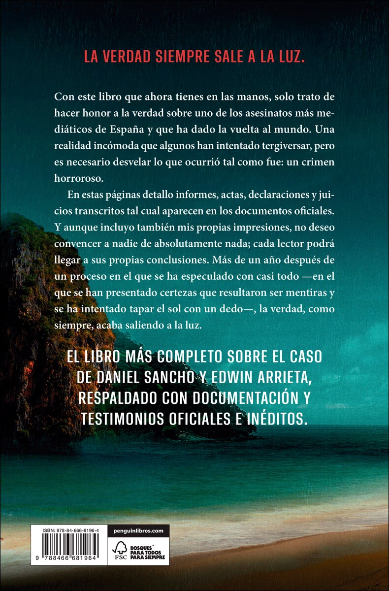 Daniel Sancho. Toda la verdad y nada más que la verdad (Capa mole) 2