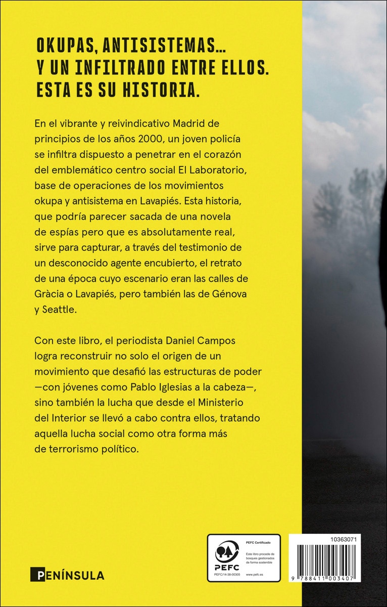Guerrilla Lavapiés: El testimonio real de un infiltrado en los movimientos antisistema de los 2000 (Capa mole com abas) 2
