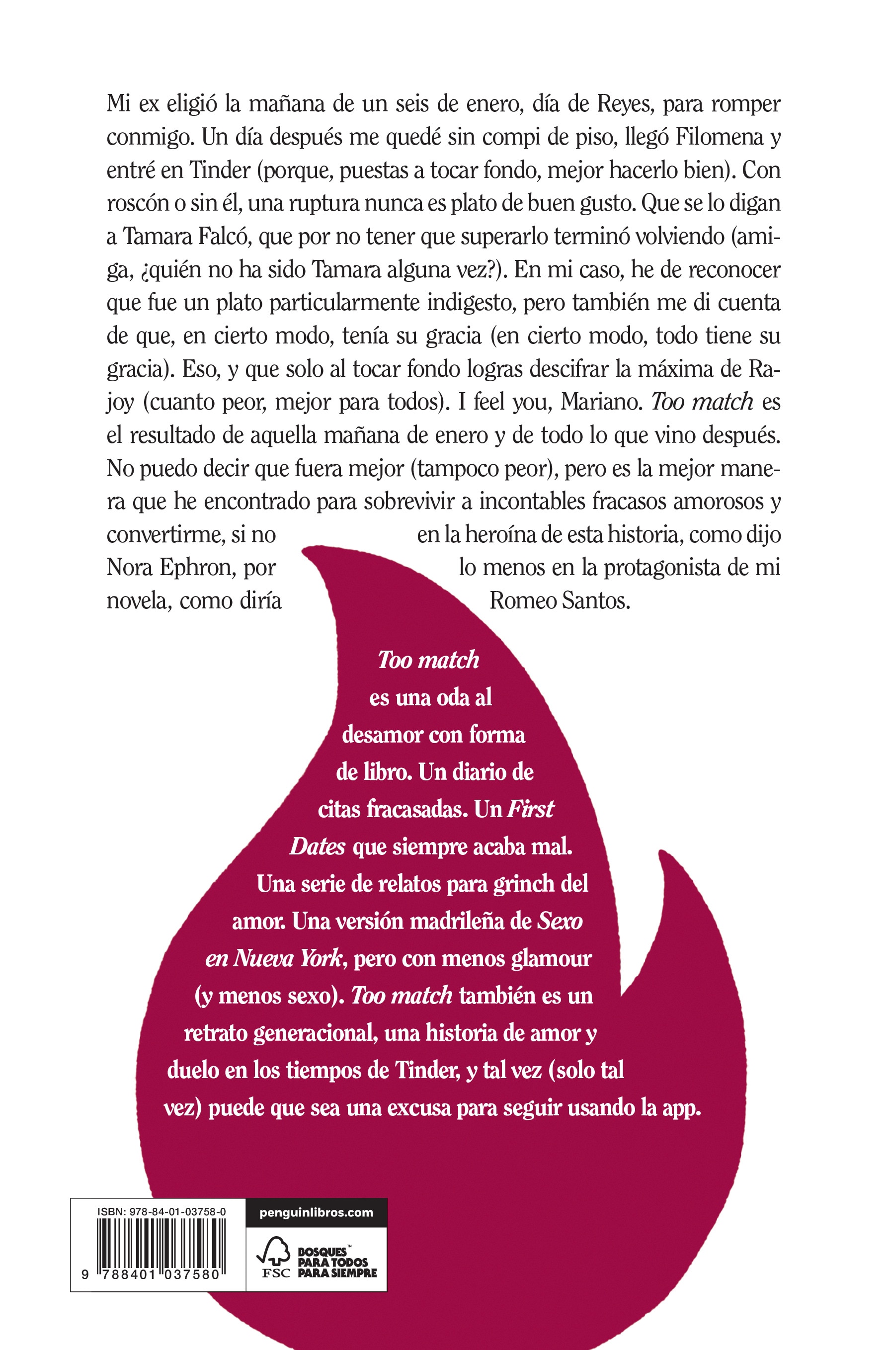 Too Match: De la A a la Z: un abecedario de fracasos amorosos (Capa mole) 2