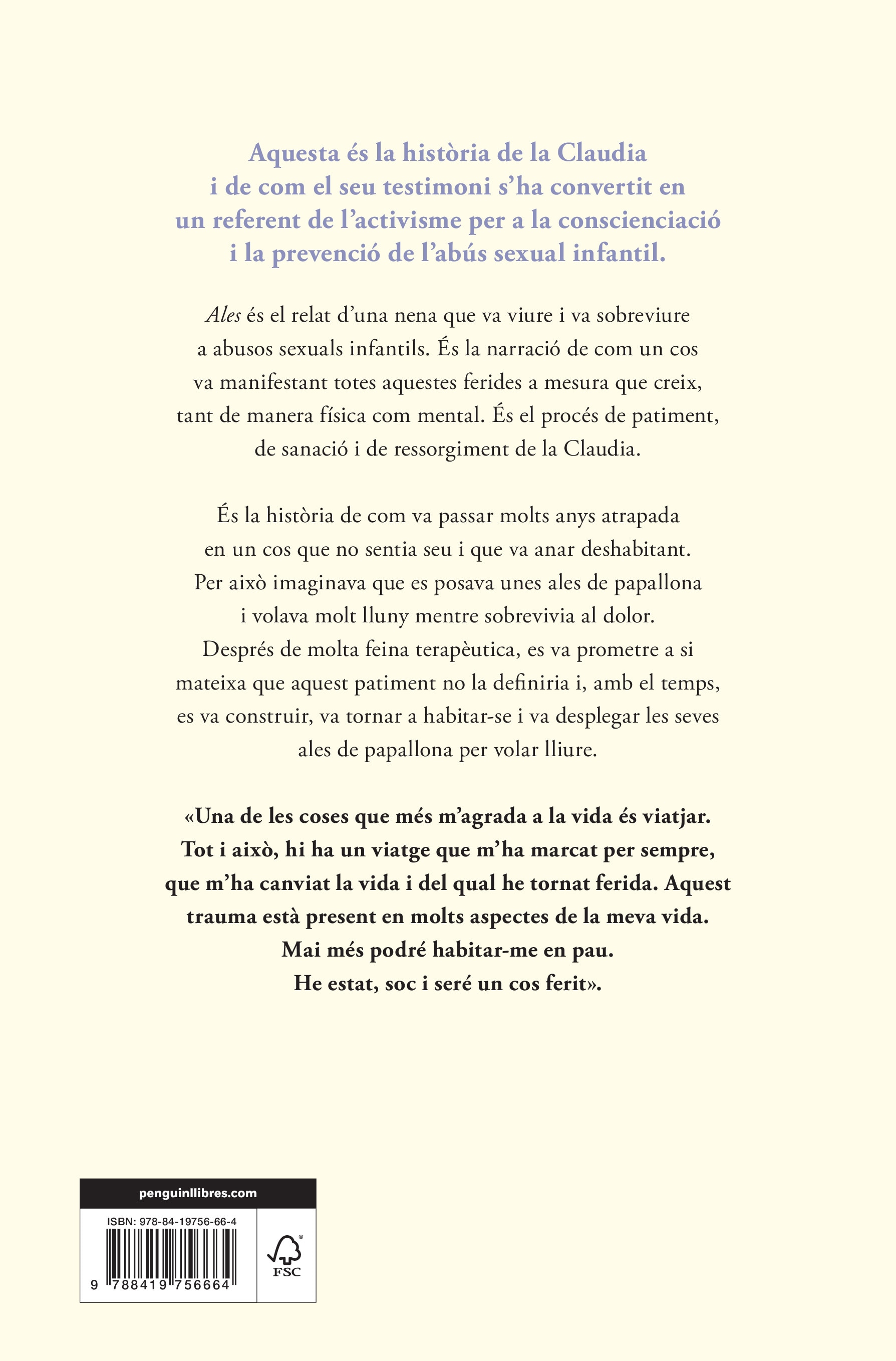 Ales. Història d'un cos ferit: Història d'un cos ferit (Capa mole) 2
