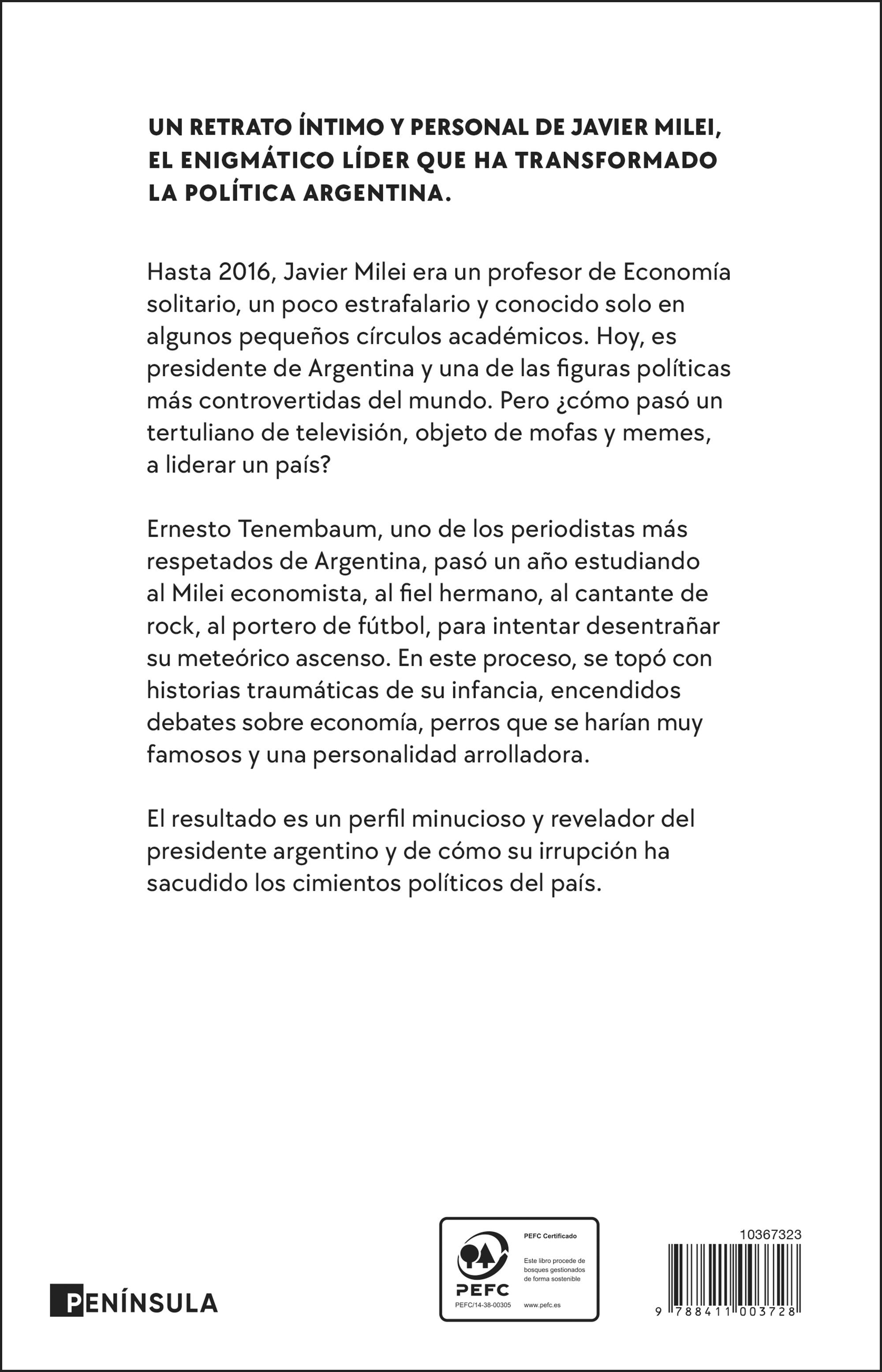 Milei: Una historia del presente (Capa mole com abas) 2