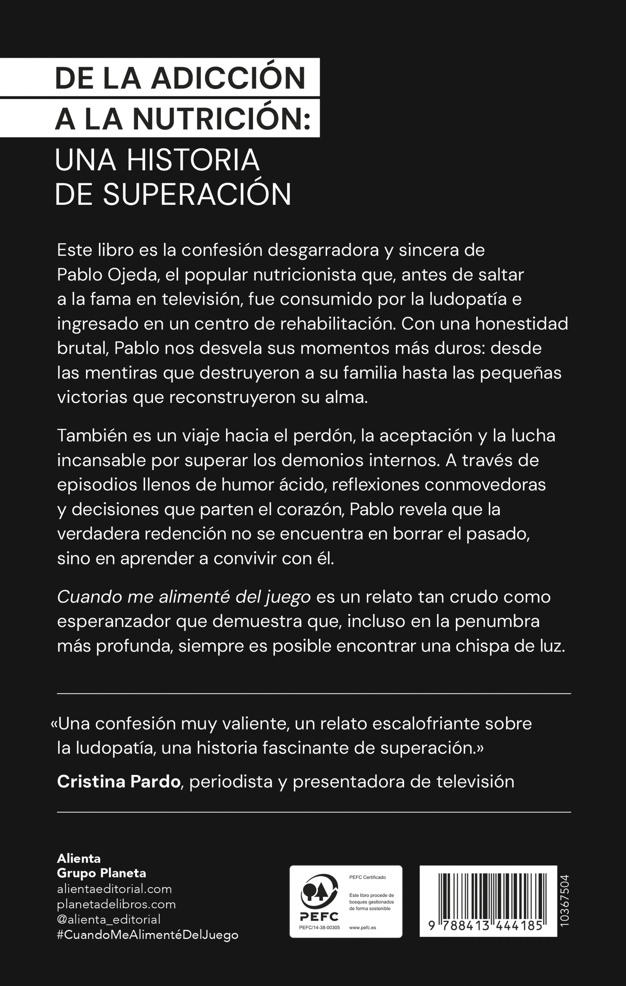 Cuando me alimenté del juego: Cómo el nutricionista de la tele venció a la ludopatía (Capa mole com abas) 2