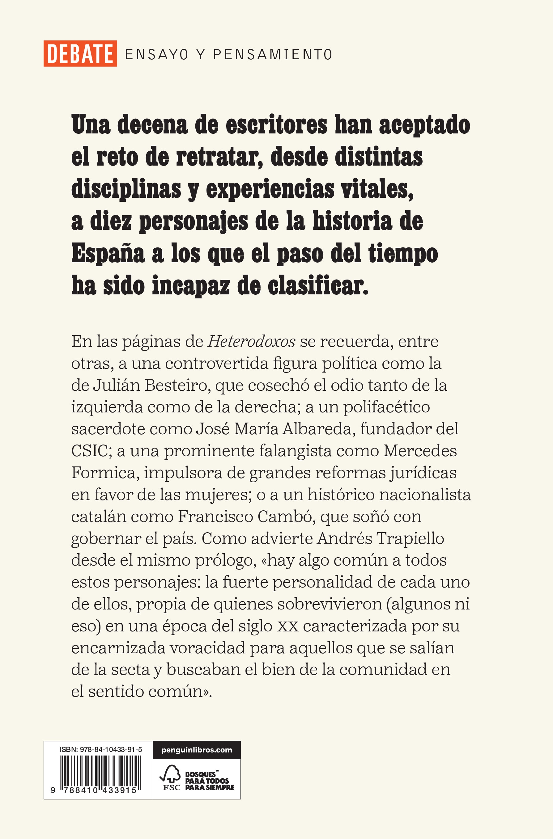 Heterodoxos: Diez personajes incómodos de la España del siglo XX (Capa mole) 2
