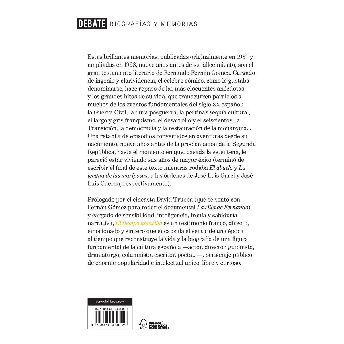 El tiempo amarillo: Memorias (1921-1997) (Capa mole) 2