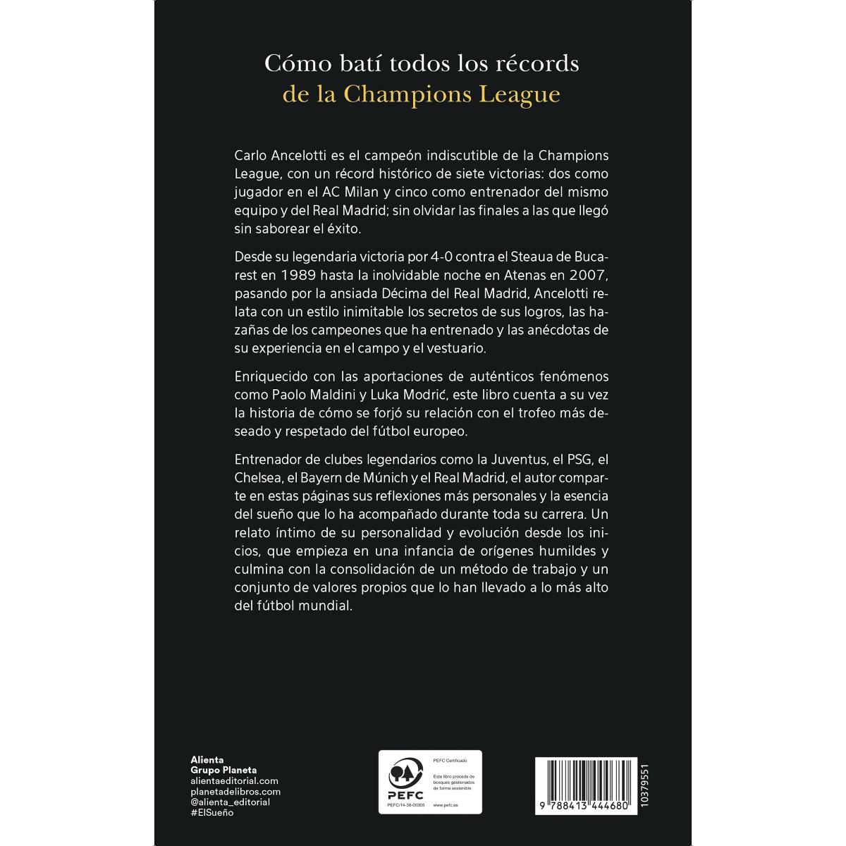 El sueño: Mi larga historia de amor con la Champions League (Capa mole com abas) 2
