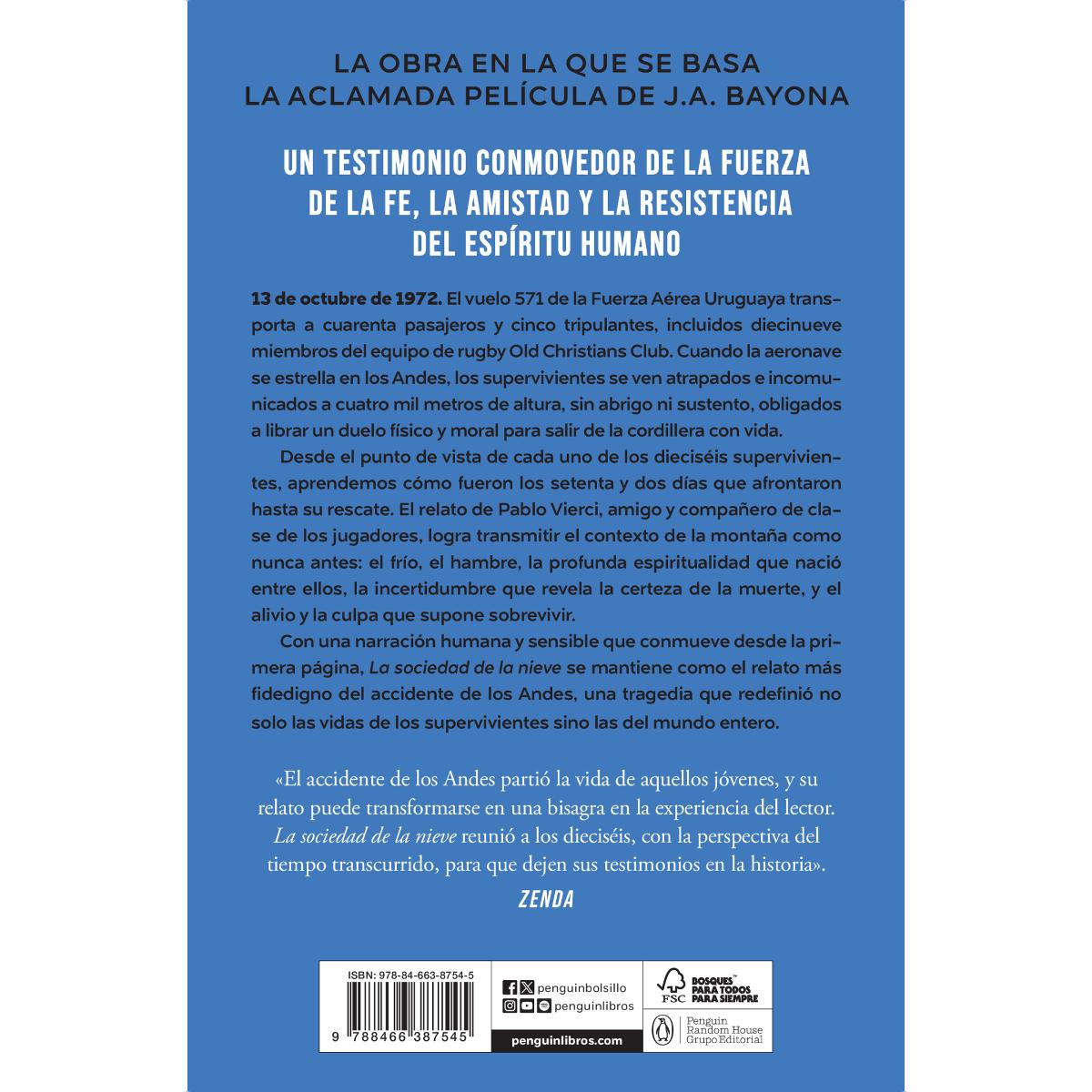 La sociedad de la nieve: La mayor historia de supervivencia jamás contada (Bolso) 2