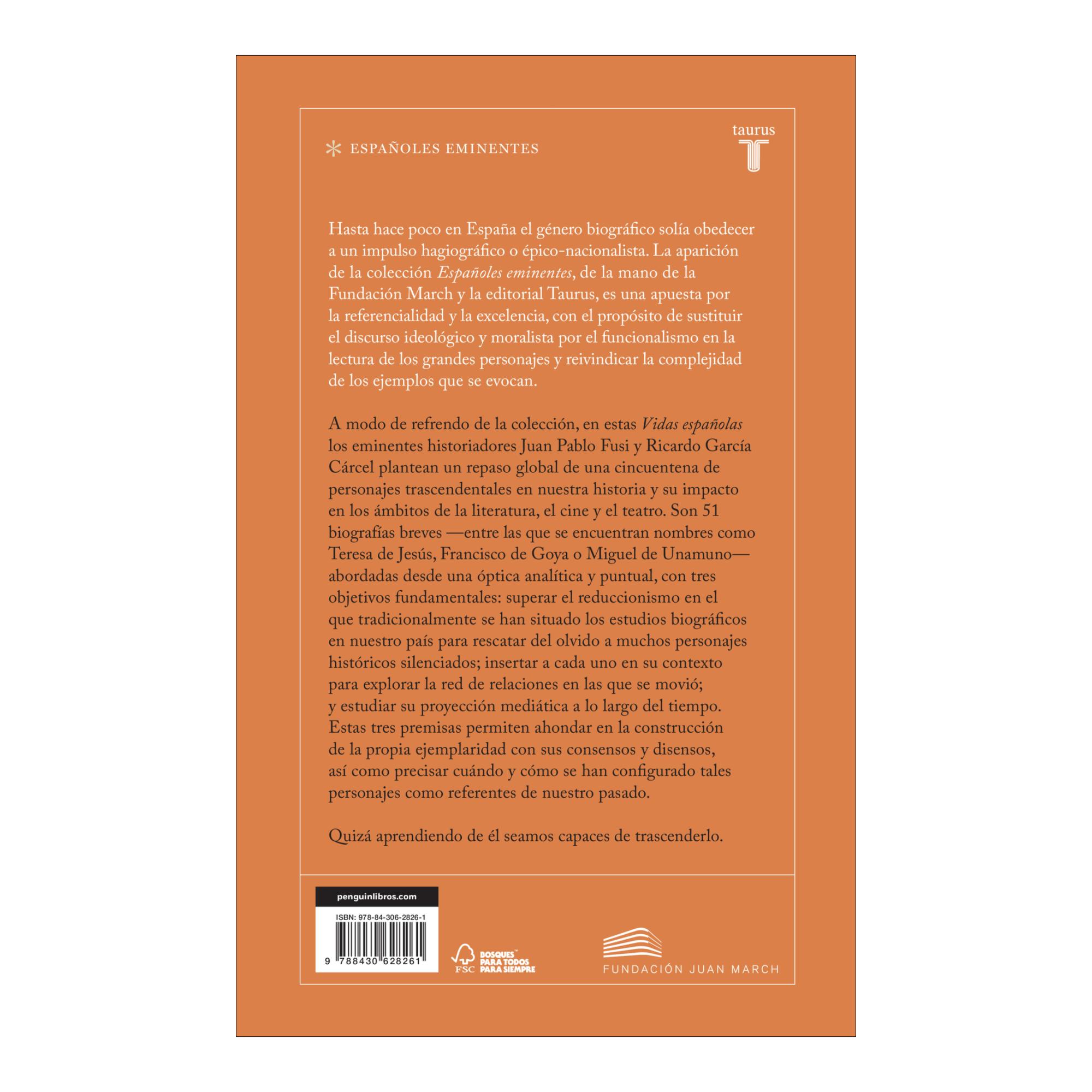 Vidas españolas: Razón biográfica de España (siglos XVI-XX) (Capa mole) 2