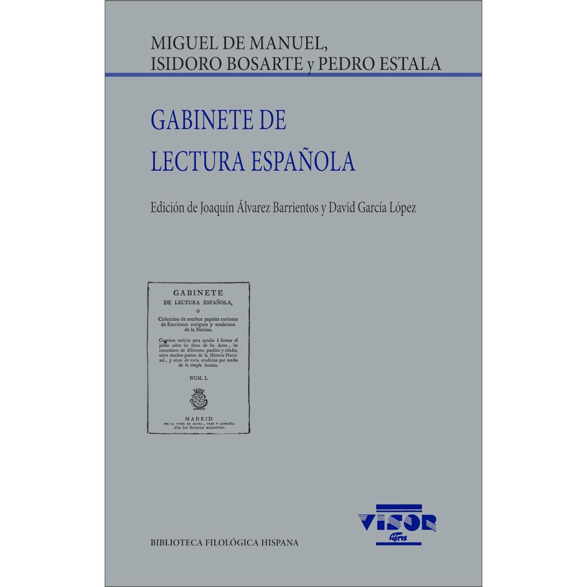 Imagem 0 de Gabinete de lectura española: Edición de Joaquín Álvarez Barrientos y David García López (Capa mole com abas)