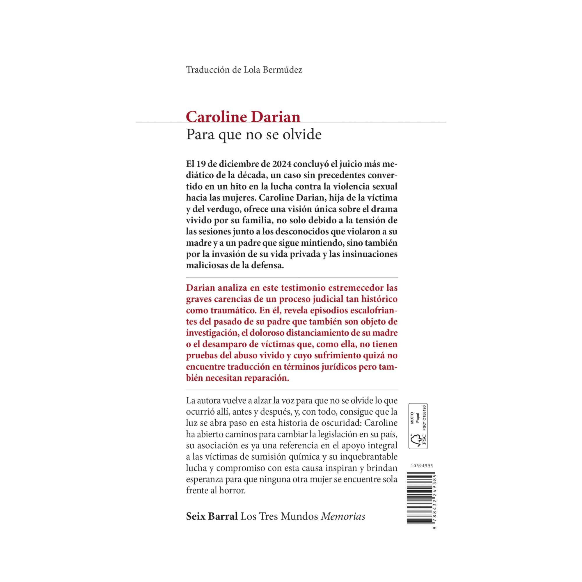 Para que no se olvide (Capa mole com abas) 2