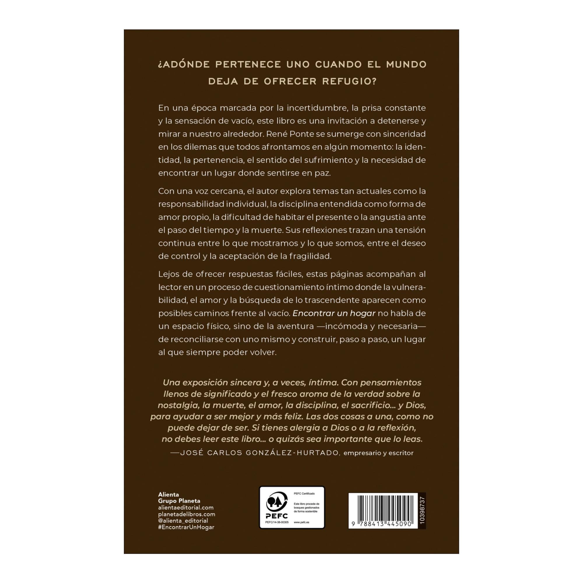 Encontrar un hogar: Reflexiones sobre el amor, la nostalgia, la muerte y Dios  (Tapa blanda con solapas) 2
