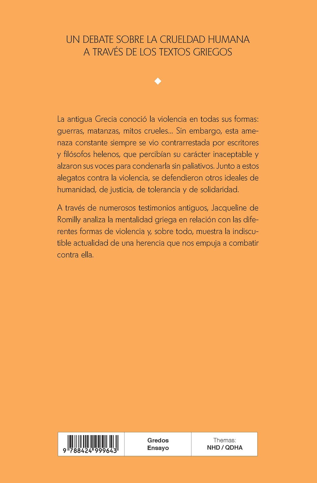 La Grecia antigua contra la violencia  (Tapa blanda) 2