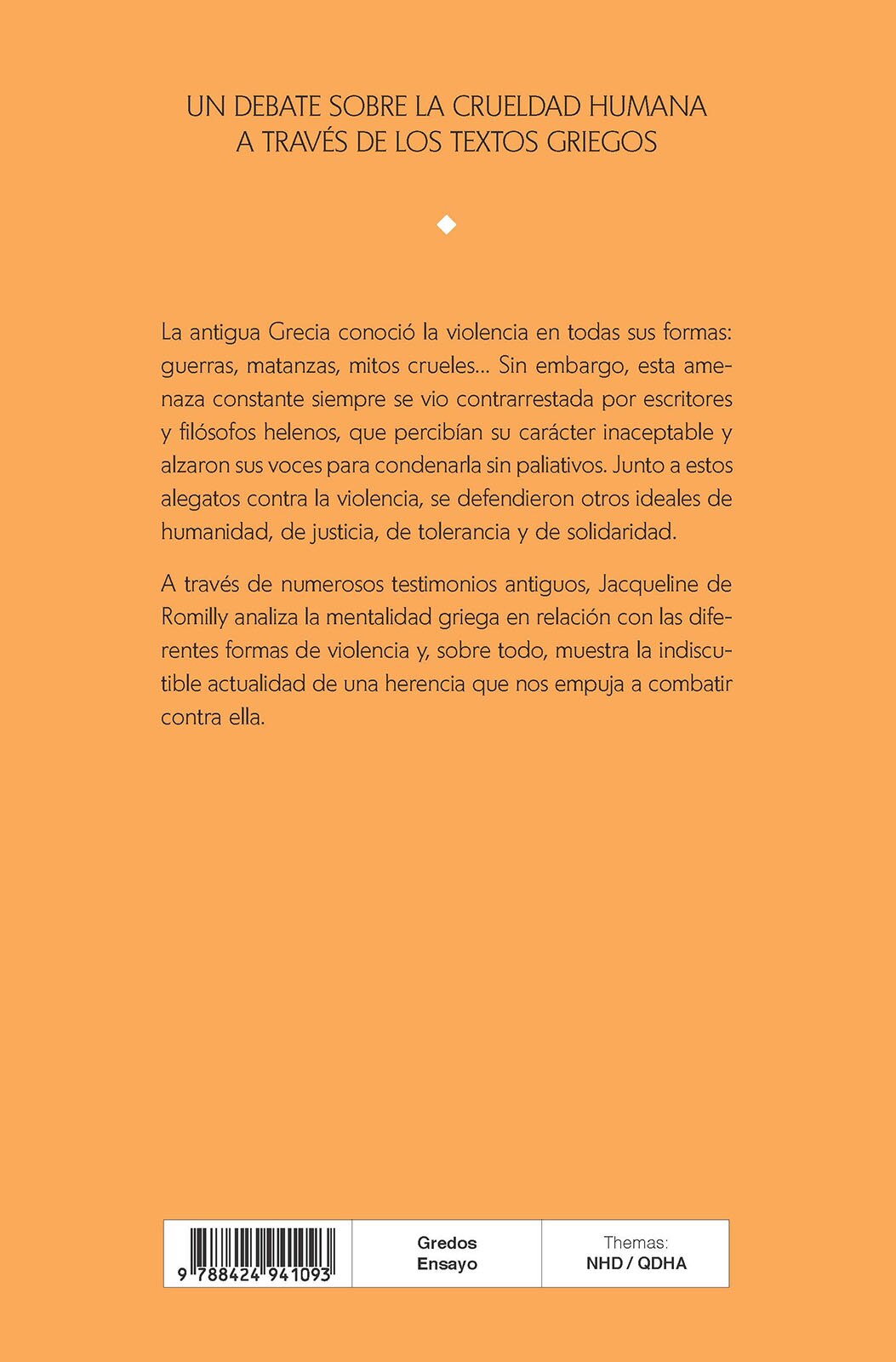La Grecia antigua contra la violencia  (Tapa blanda) 3