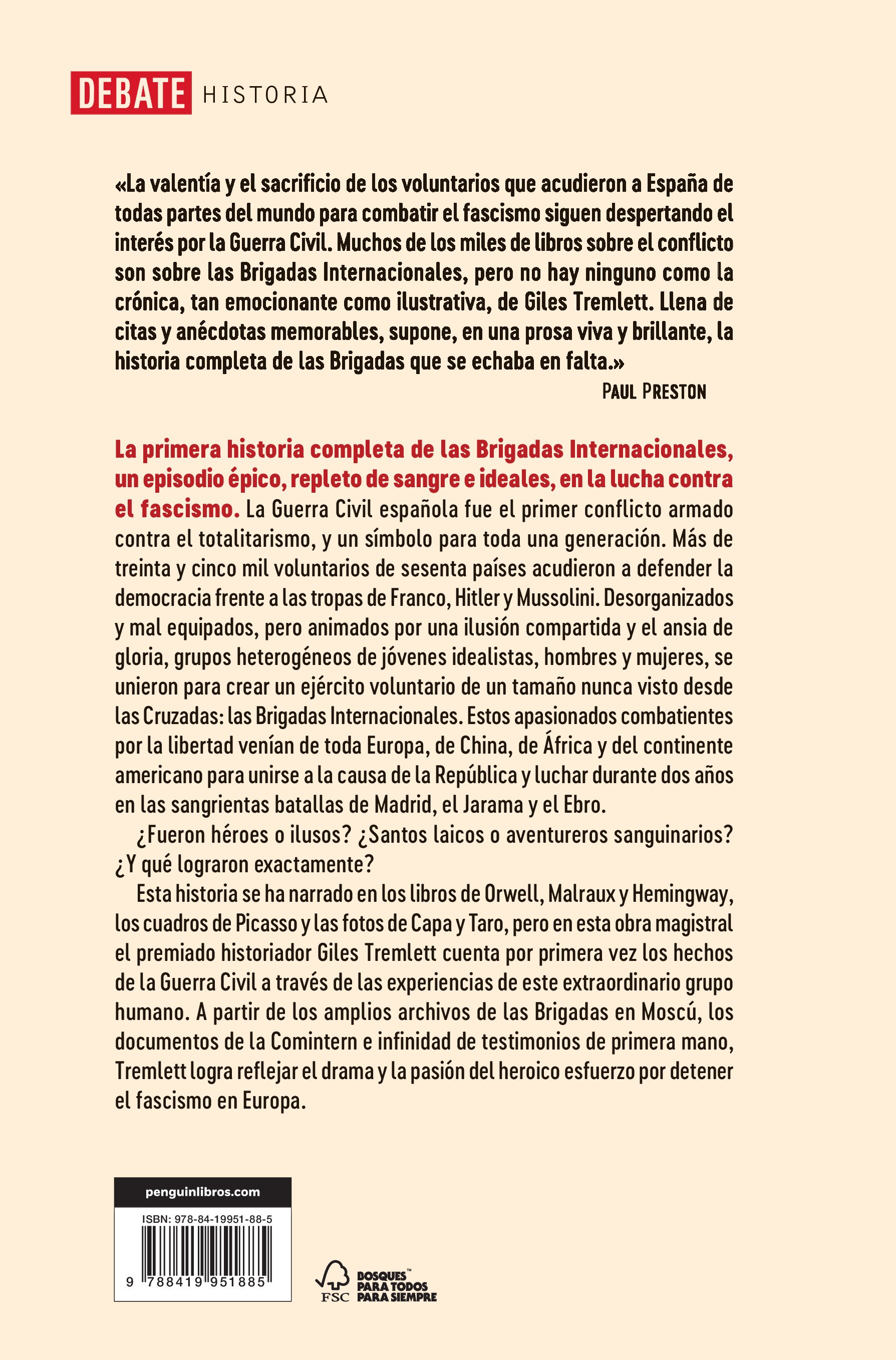 Las brigadas internacionales: Fascismo, libertad y la guerra civil española  (Tapa blanda) 2