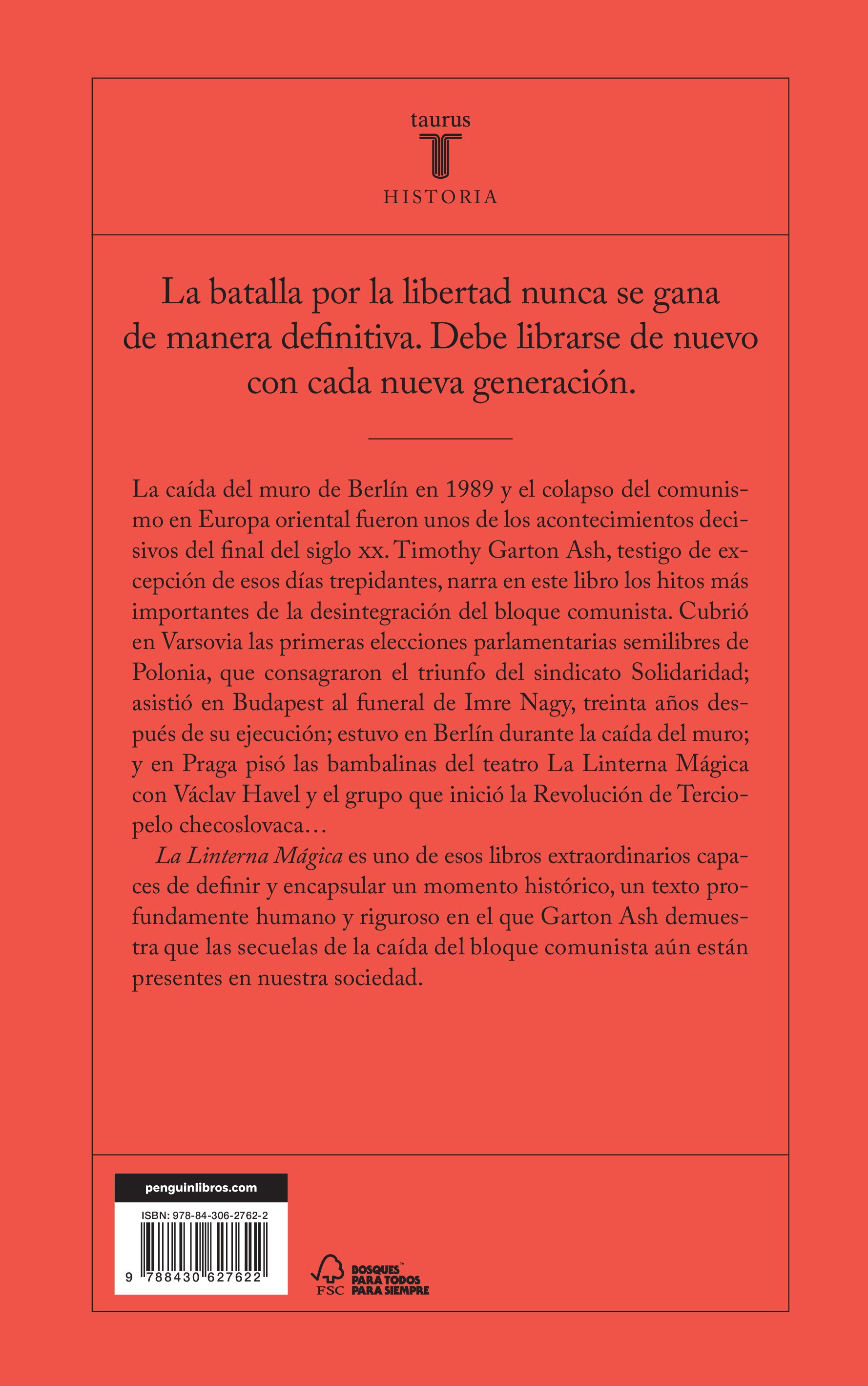 La linterna mágica: Las revoluciones del 89 en Varsovia, Budapest, Berlín y Praga (Capa mole) 2
