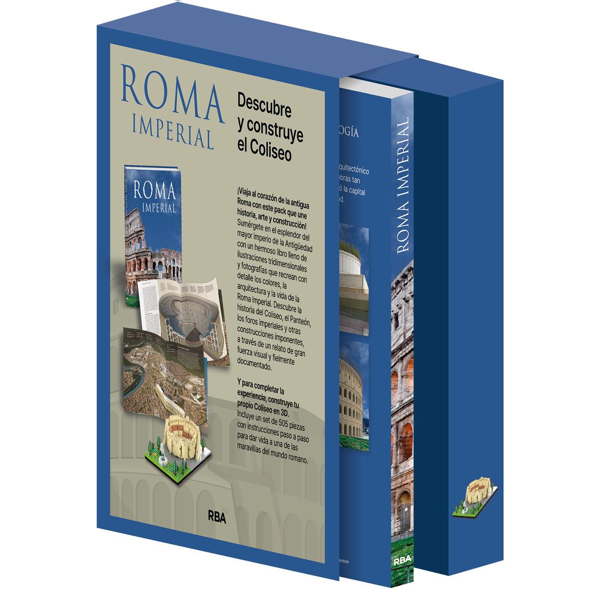 Roma imperial: Pack libro + maqueta Coliseo en 3D (Capa dura) 2