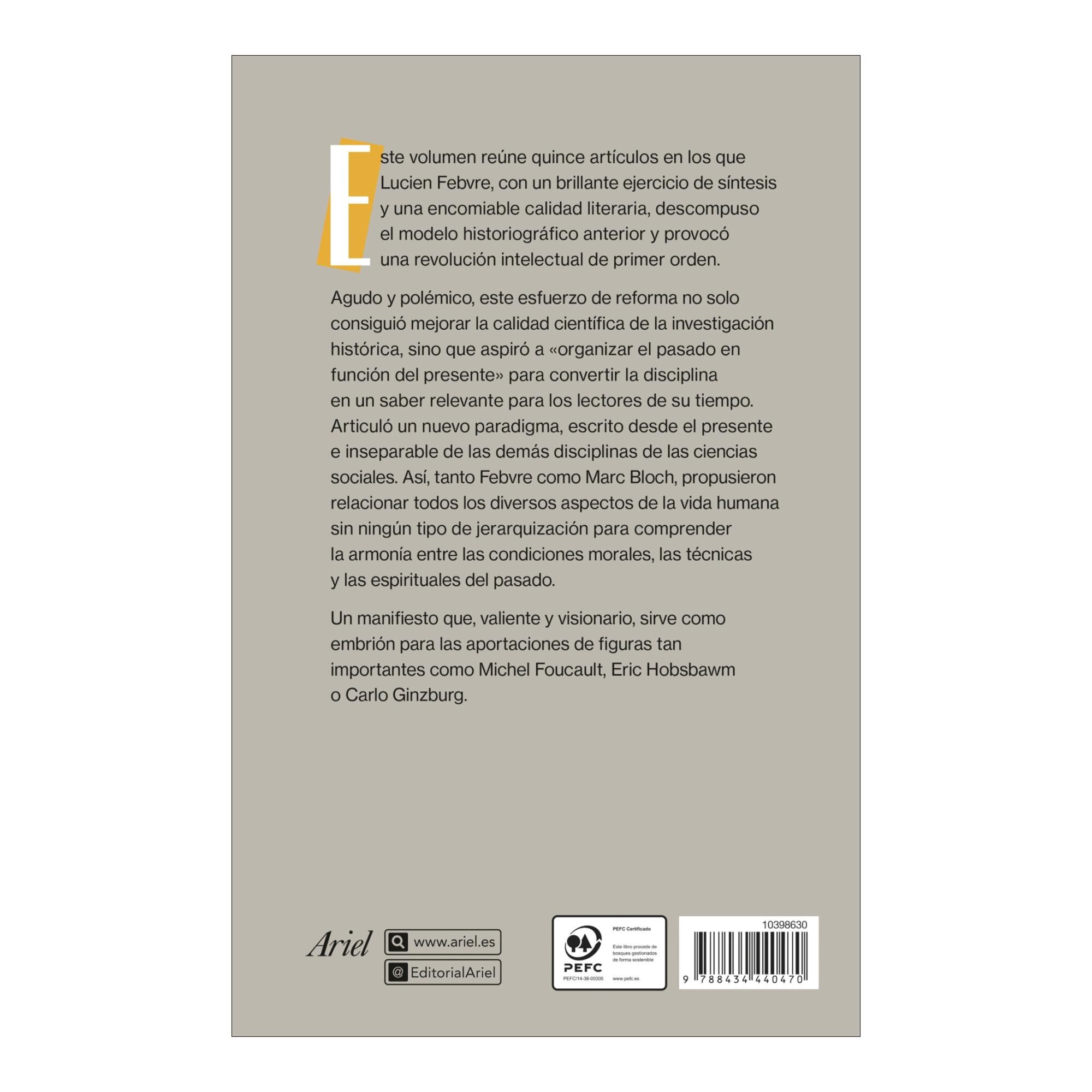 Combates por la historia (Capa mole com abas) 2