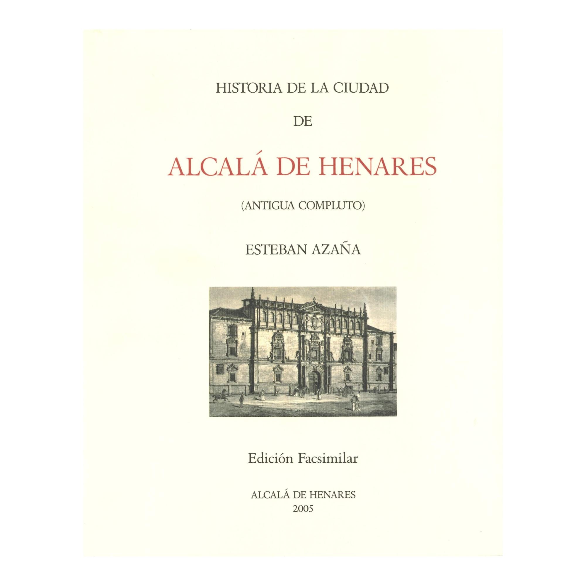 Imagem 0 de Historia de la ciudad de Alcalá de Henares (Capa dura)