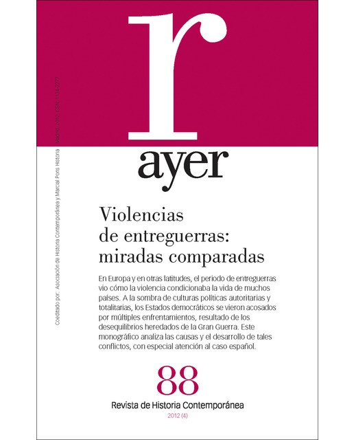 VIOLENCIAS DE ENTREGUERRAS: MIRADAS COMPARADAS