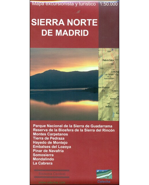 Imagem 0 de SIERRA NORTE DE MADRID. MAPA EXCURSIONISTA Y TURÍSTICO