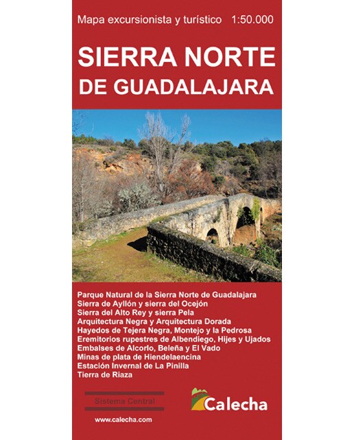 SIERRA NORTE DE GUADALAJARA. MAPA EXCURSIONISTA Y TURÍSTICO 1