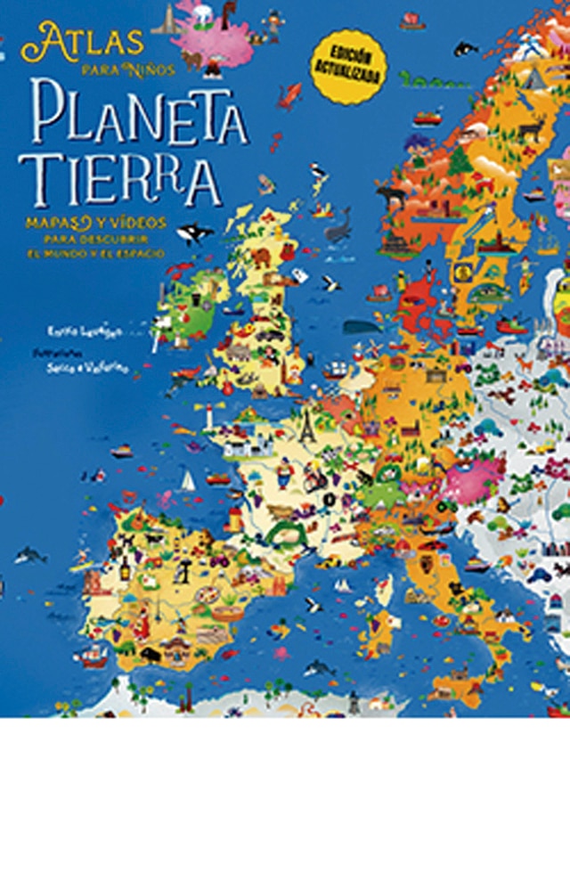 Imagen 1 de Atlas para niños. Planeta Tierra (Edición actualizada): Mapas y vídeos para descubrir el mundo y el espacio