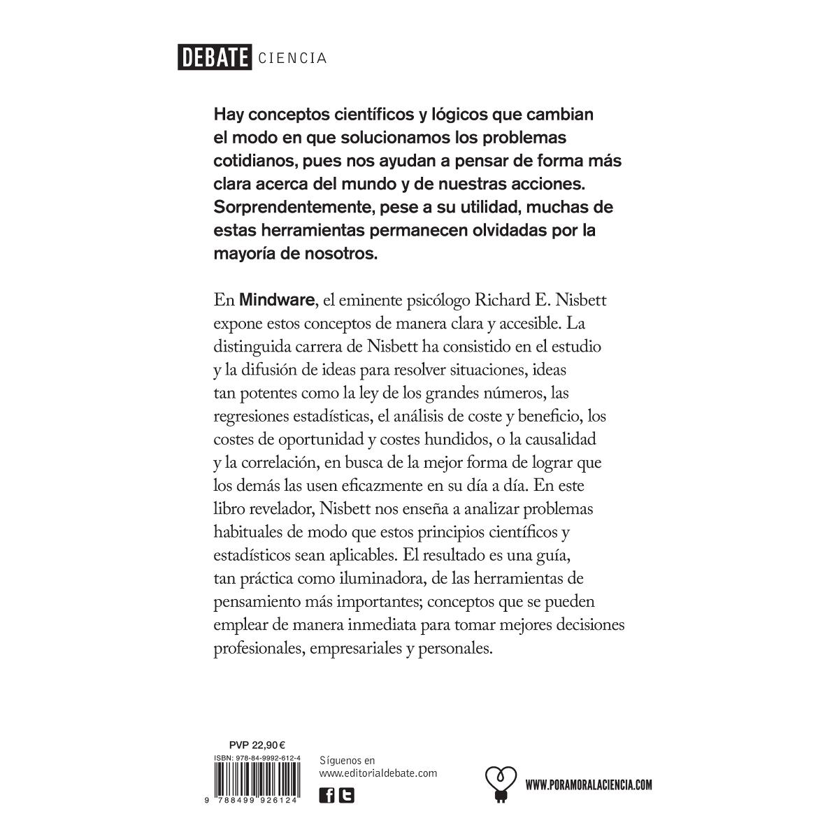 Mindware: Herramientas para pensar mejor(Tapa blanda) 2