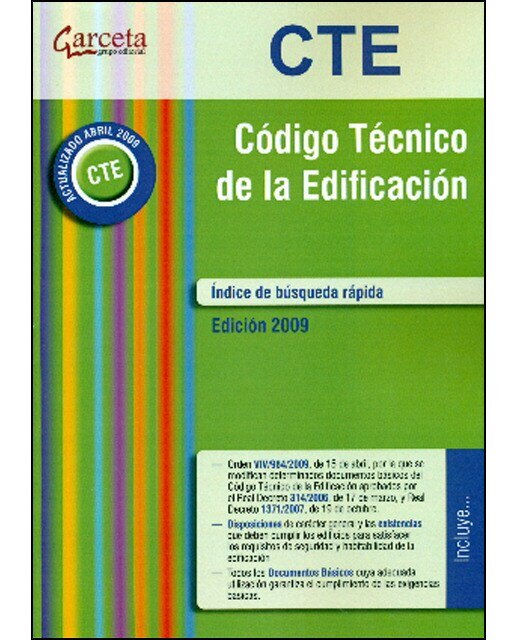 CODIGO TECNICO DE LA EDIFICACION -CTE-: INDICE DE BUSQUEDA RAPIDA 1