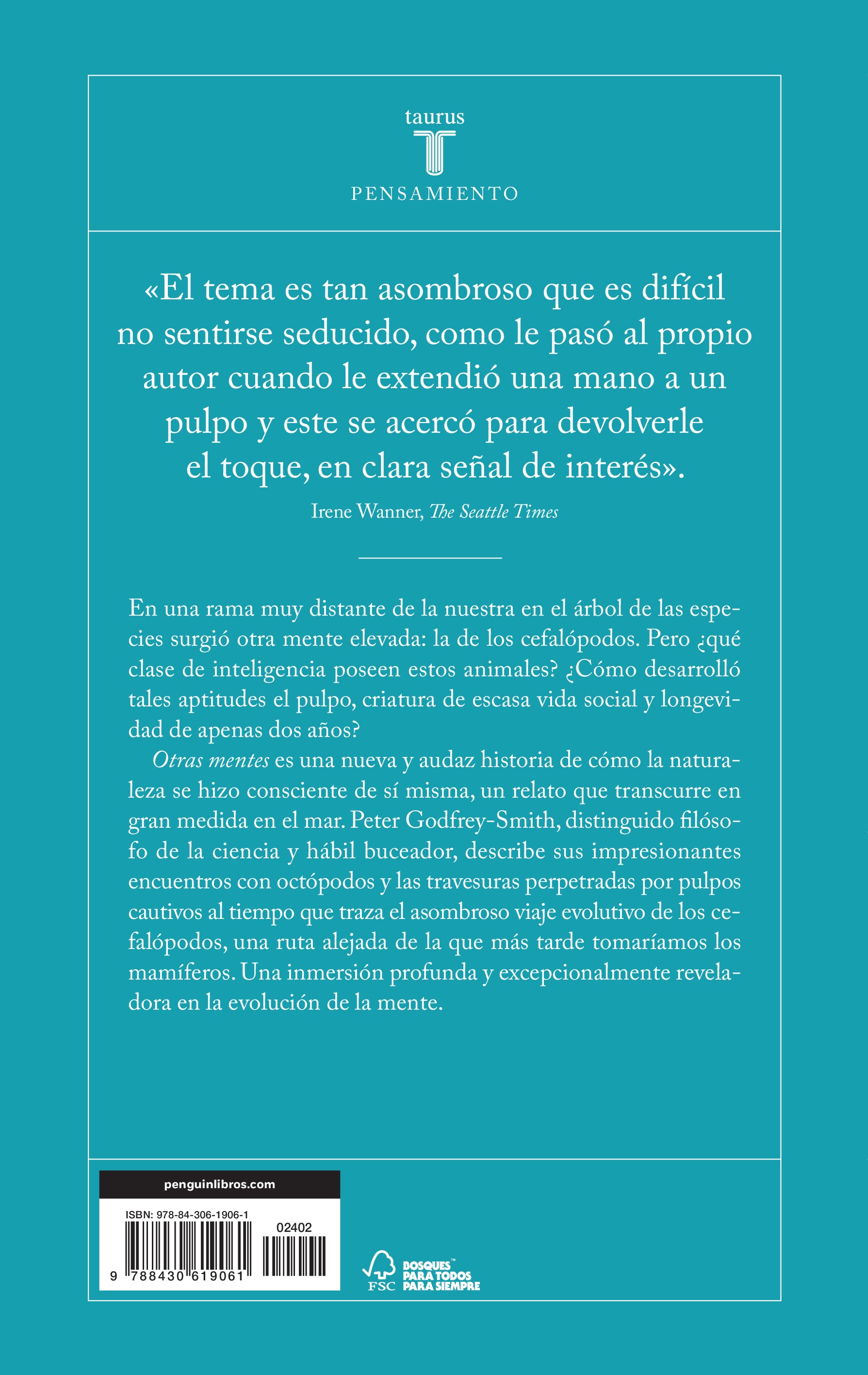 Otras mentes. El pulpo, el mar y los orígenes profundos de la consciencia(Tapa blanda) 2