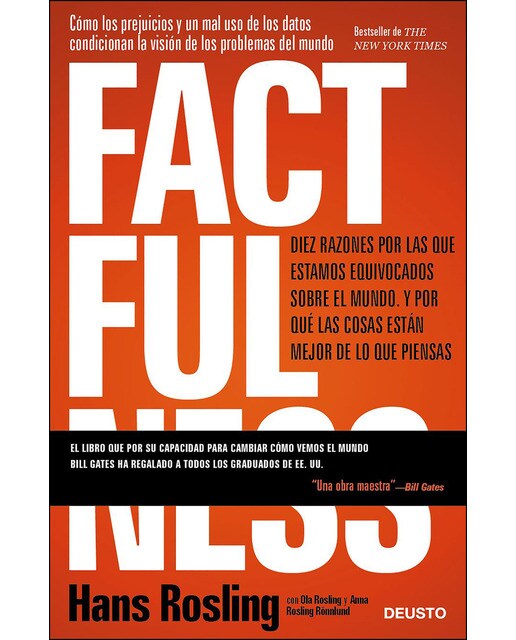 Imagem 0 de Factfulness: Diez razones por las que estamos equivocados sobre el mundo. Y por qué las cosas están mejor de lo que piensas(Tapa dura)