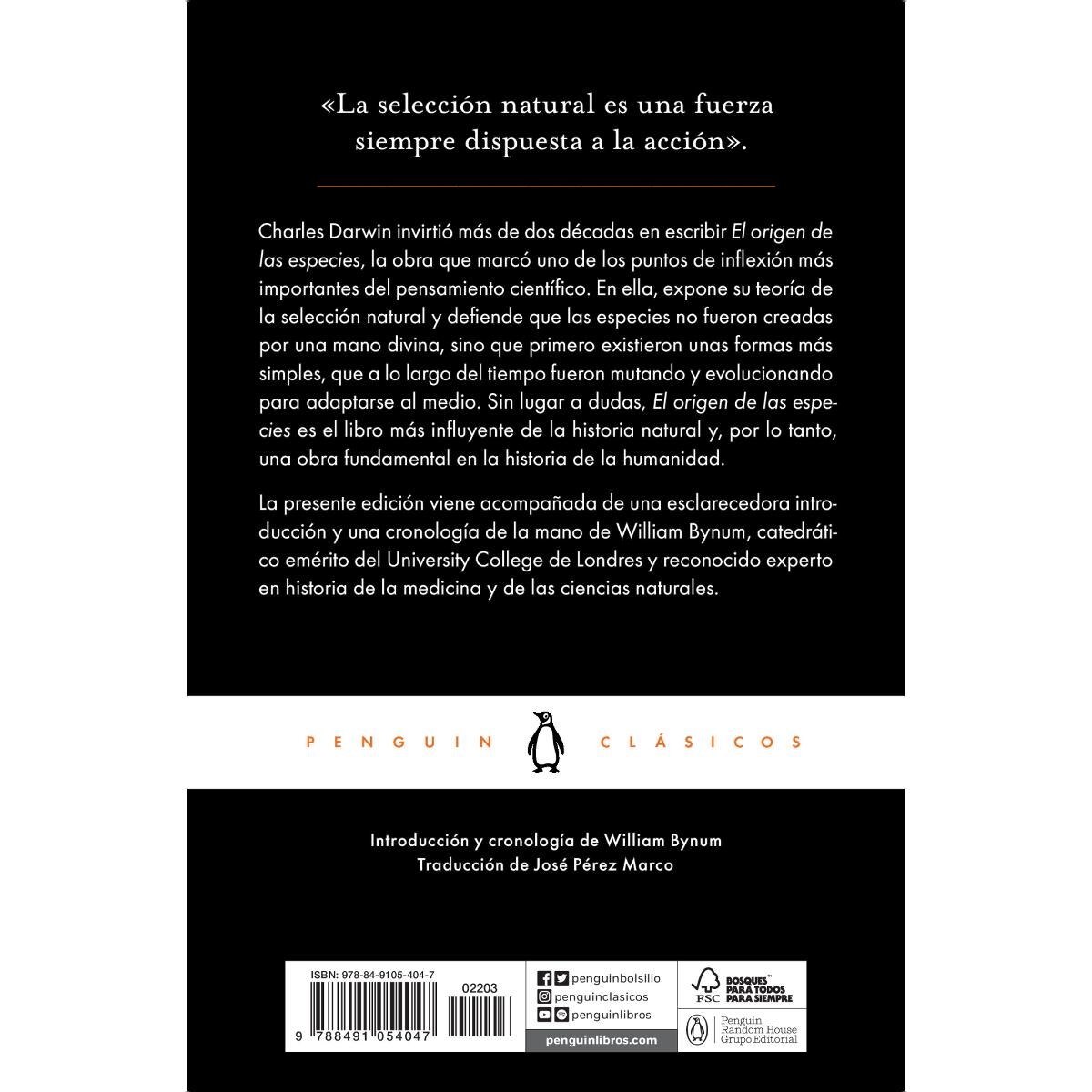 El origen de las especies: con introducción de un catedrático de la University College de Londres (Capa mole) 2