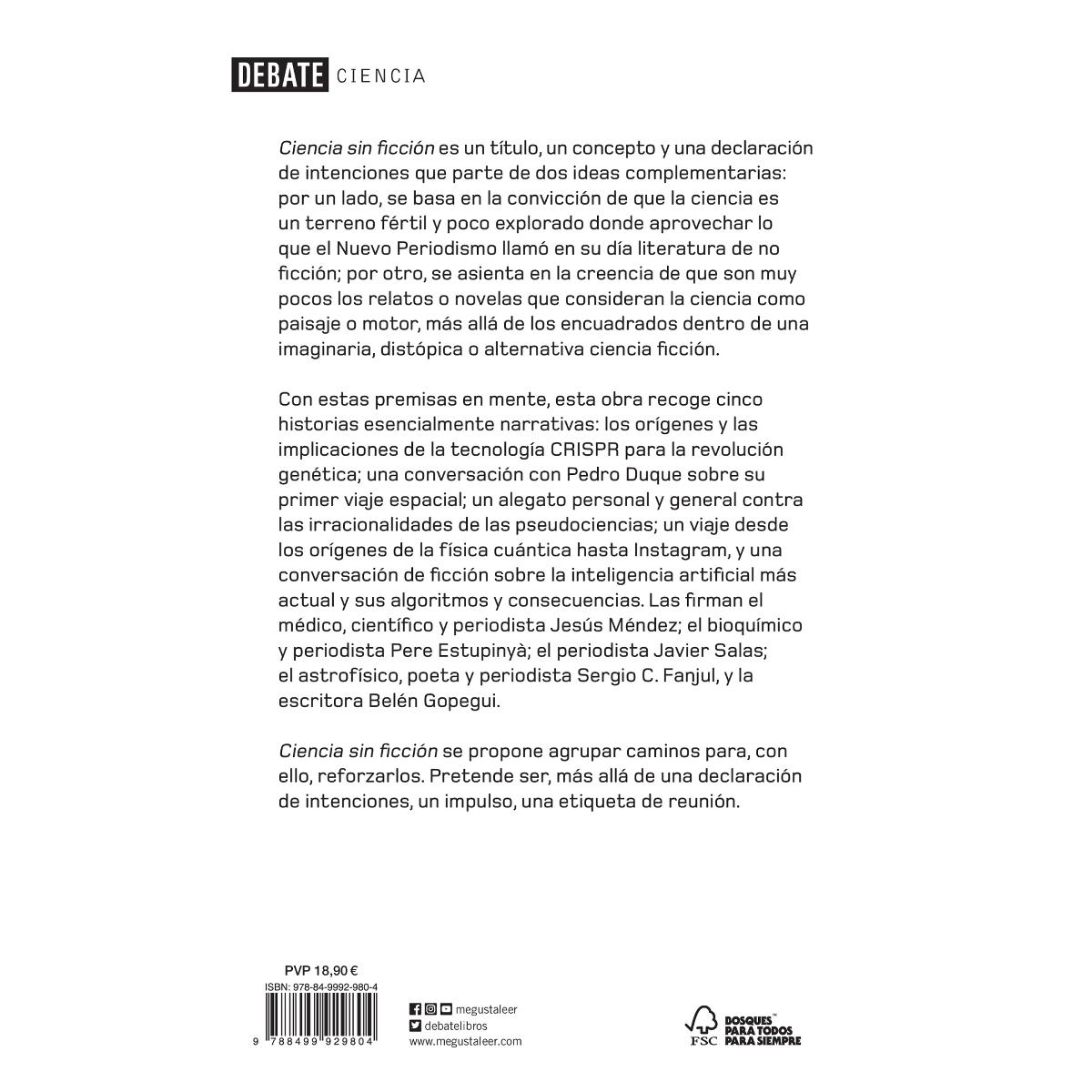 Ciencia sin ficción: Cinco historias(Tapa blanda) 2