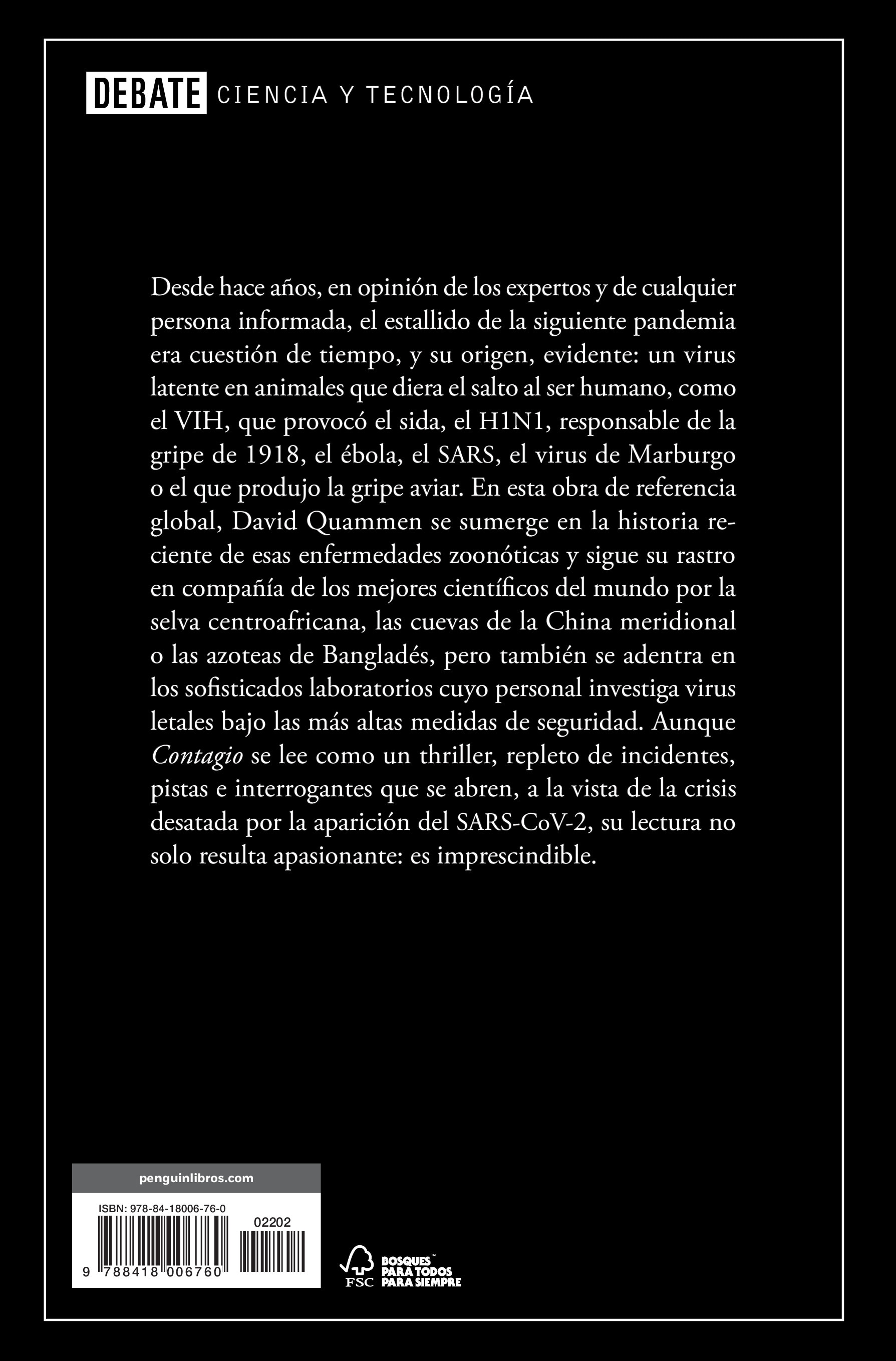 Contagio: La evolución de las pandemias(Tapa blanda) 2