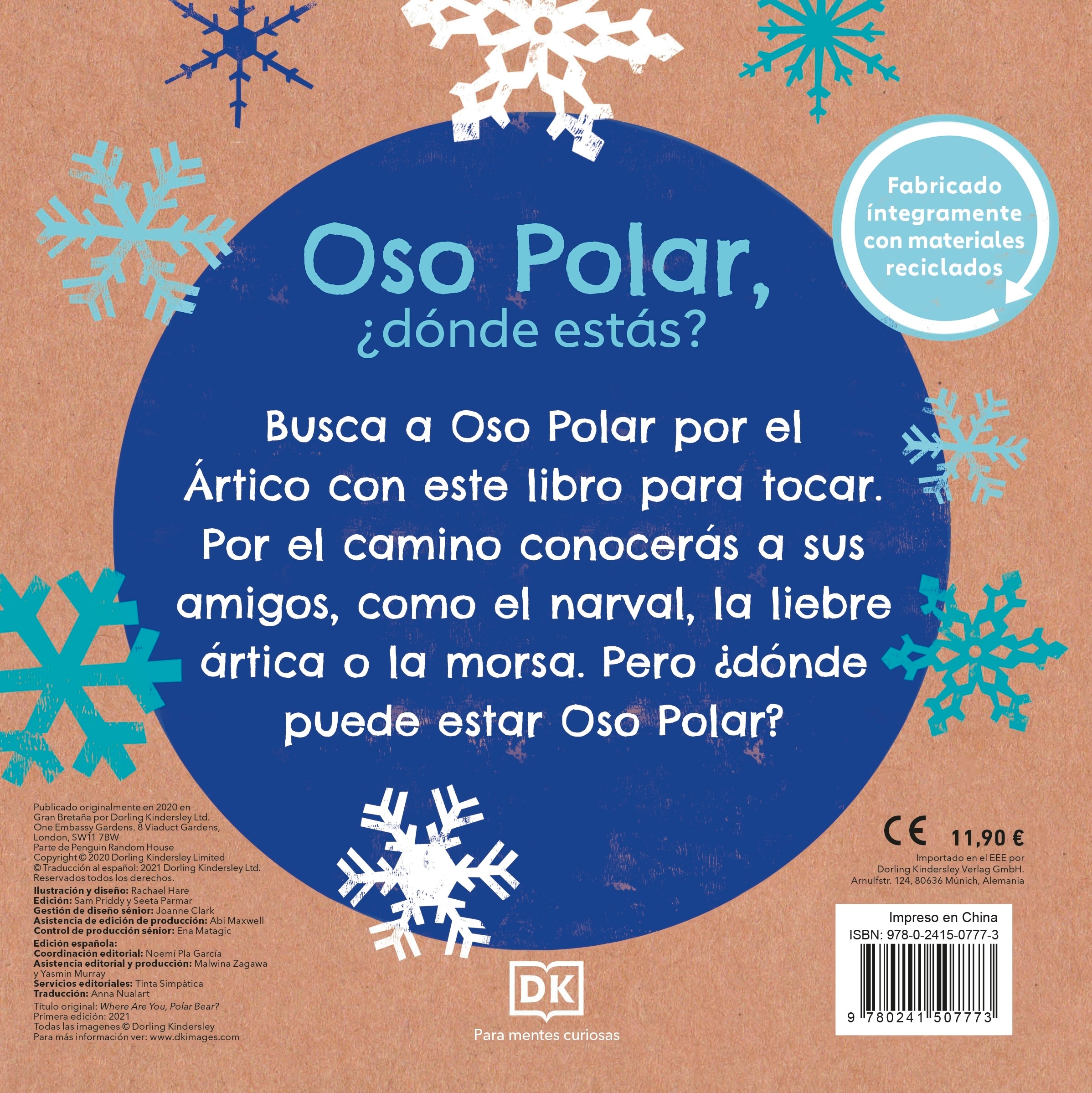 Oso polar, ¿dónde estás? (Eco bebé): Un libro para tocar. Sin plásticos 2