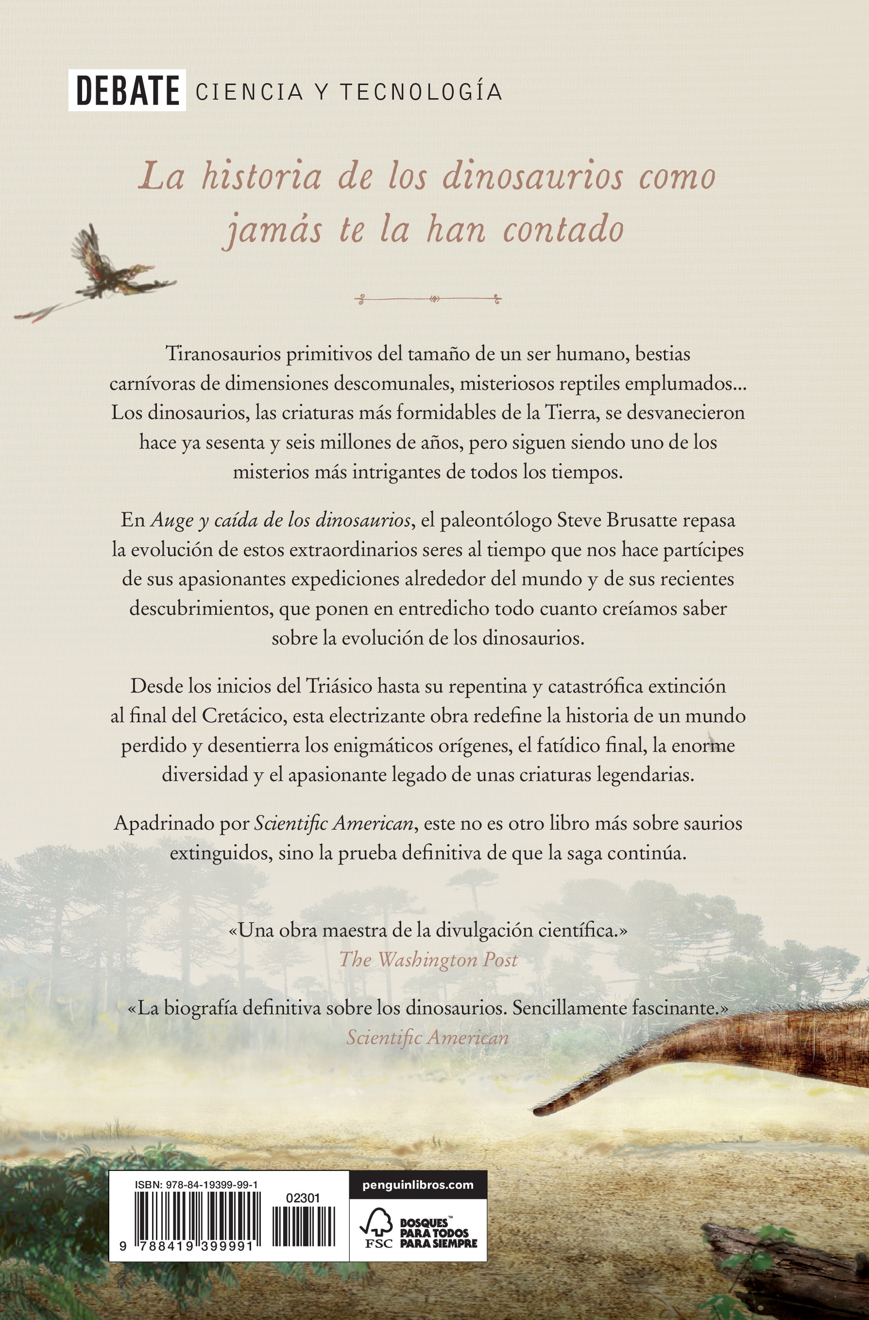 Auge y caída de los dinosaurios: La nueva historia de un mundo perdido (Capa mole) 2