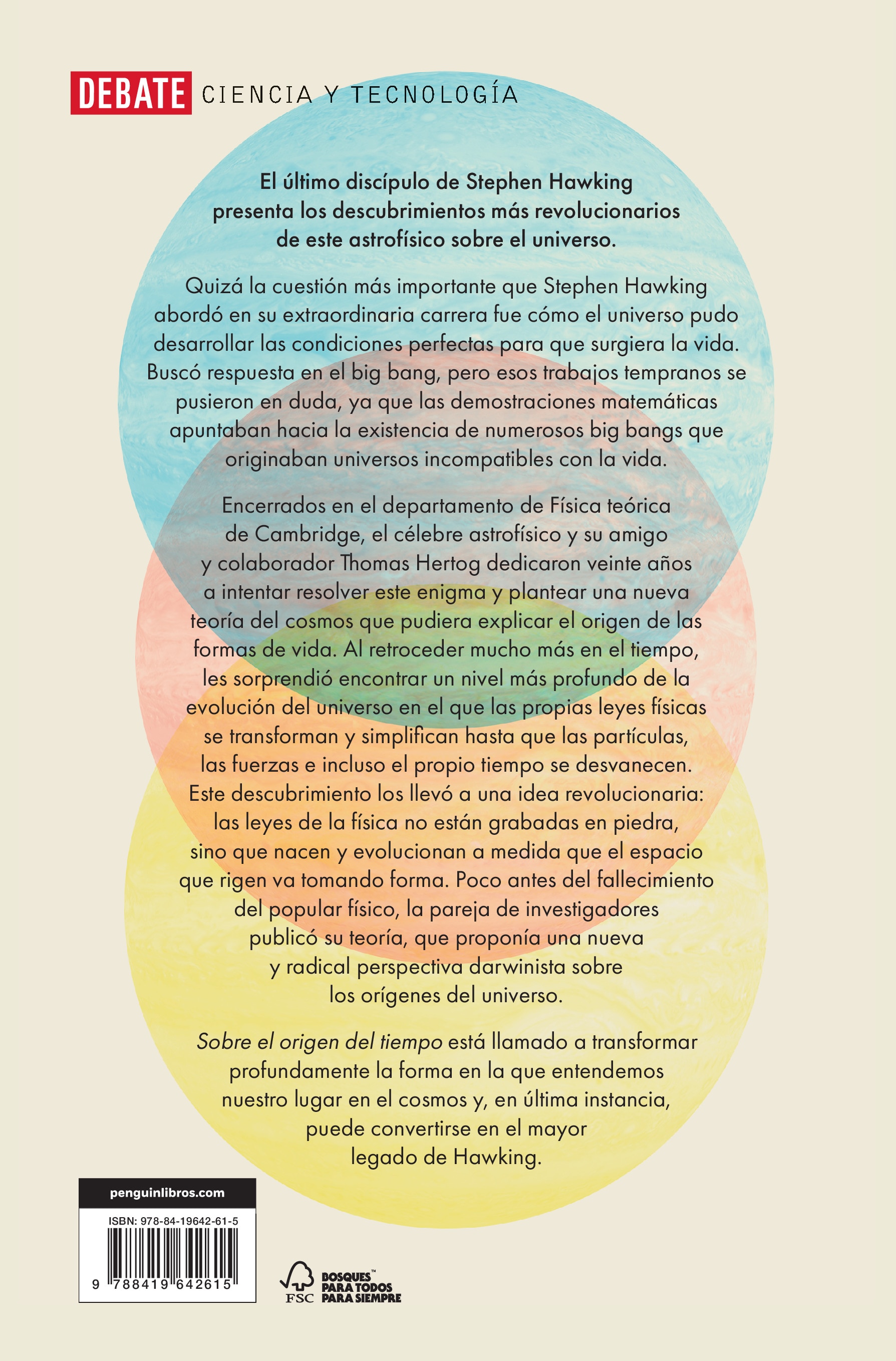 Sobre el origen del tiempo: La última teoría de Stephen Hawking (Capa mole) 2