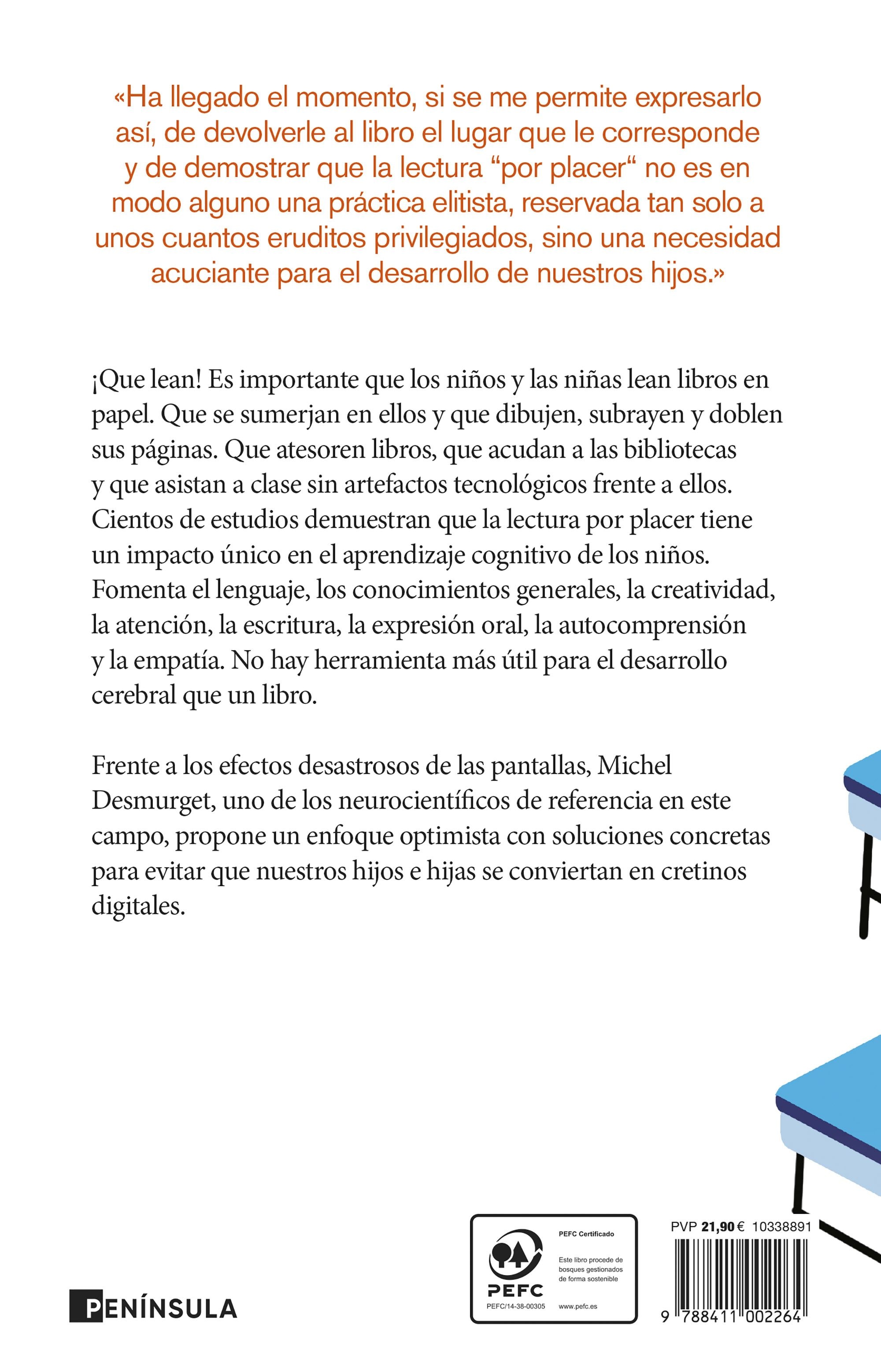 Más libros y menos pantallas: Cómo acabar con los cretinos digitales (Capa mole com abas) 2