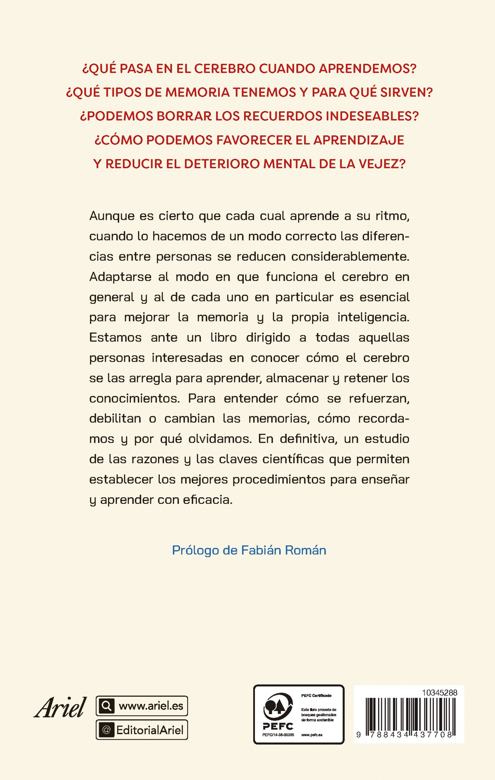 Aprender, recordar y olvidar: Claves cerebrales de la memoria y la educación (Capa mole com abas) 2